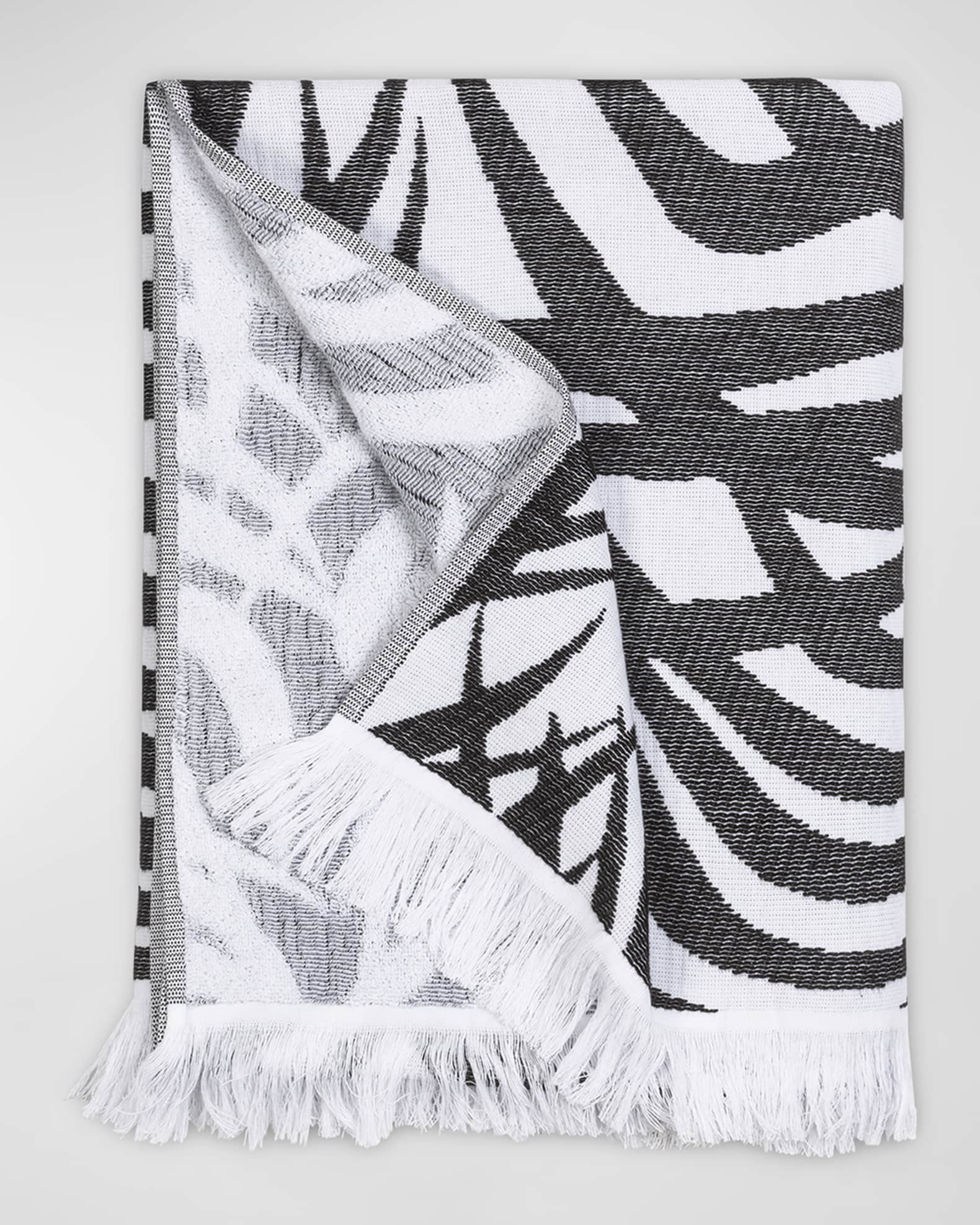 Matouk Schumacher Zebra Palm Beach Towel Neiman Marcus