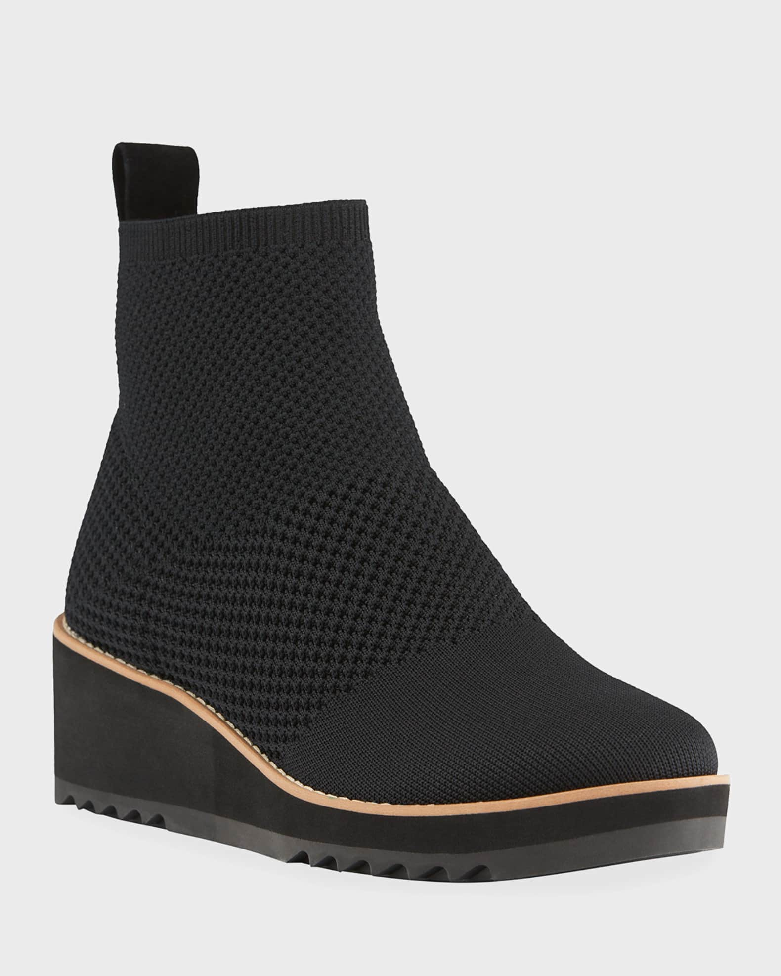 Eileen Fisher London Knit Wedge Booties | Neiman Marcus