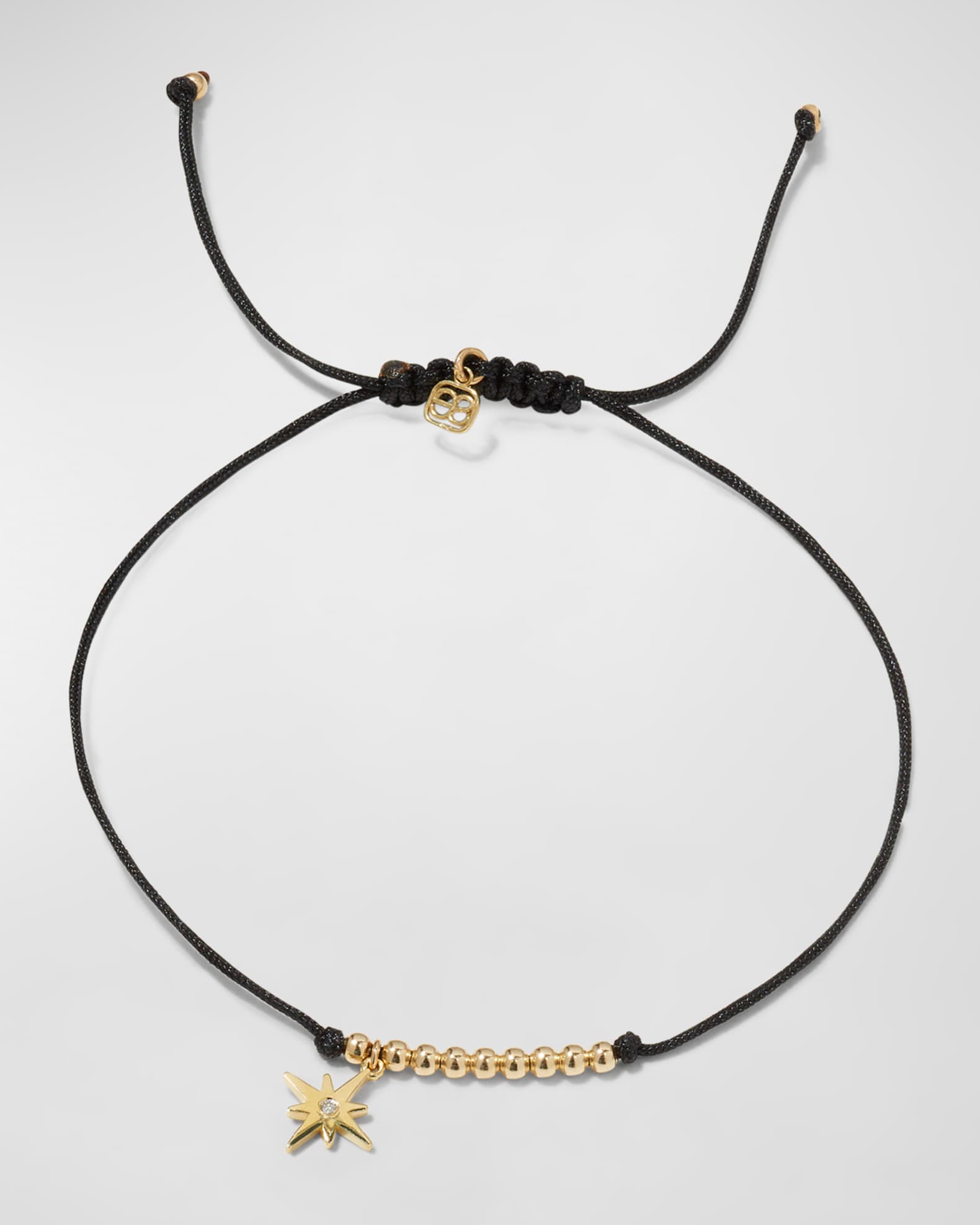 Sydney Evan Diamond Starburst PullCord Bracelet Neiman Marcus