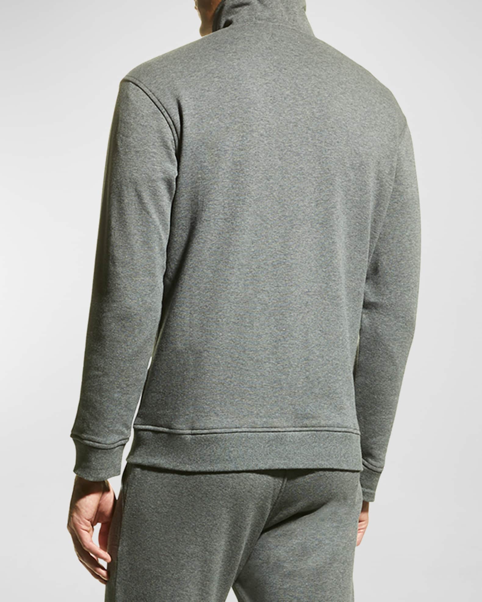 UGG Men's Zeke Fleece Quarter-Zip Sweater | Neiman Marcus