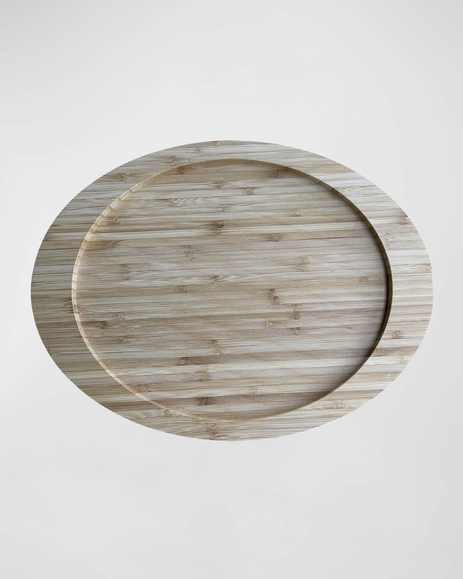 Oval Reusable Serving Tray with Fruit 1