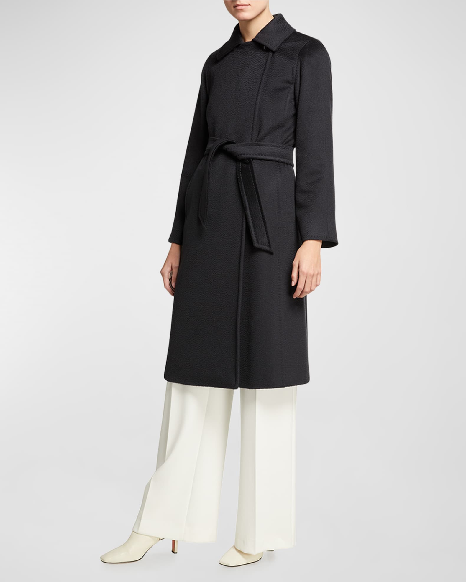 Manuela Belted Wrap Coat