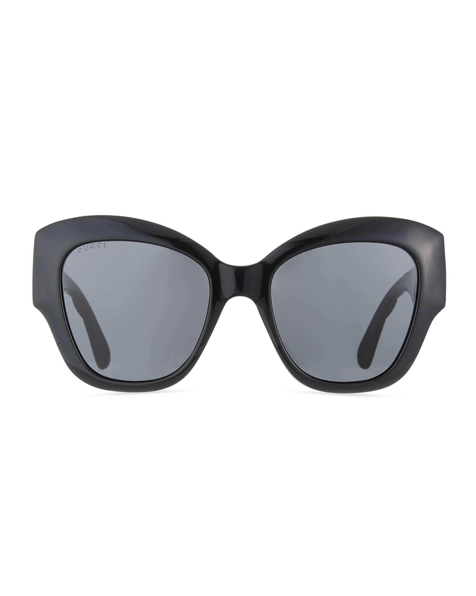 Gucci Oversized Acetate Butterfly Sunglasses | Neiman Marcus