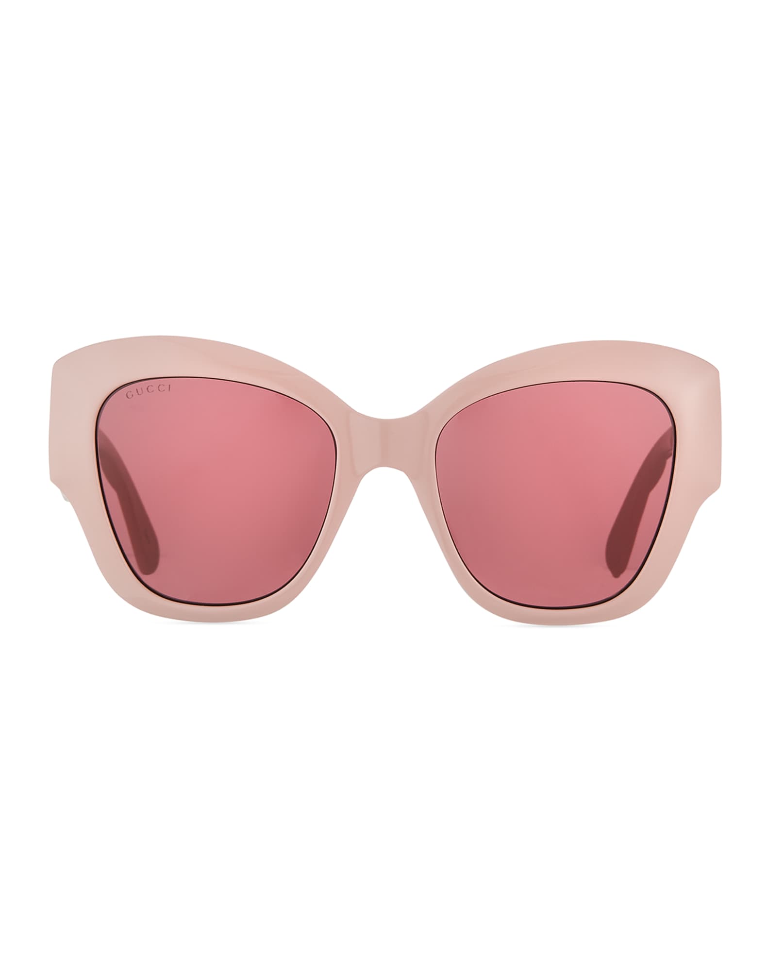 Gucci Oversized Acetate Butterfly Sunglasses | Neiman Marcus