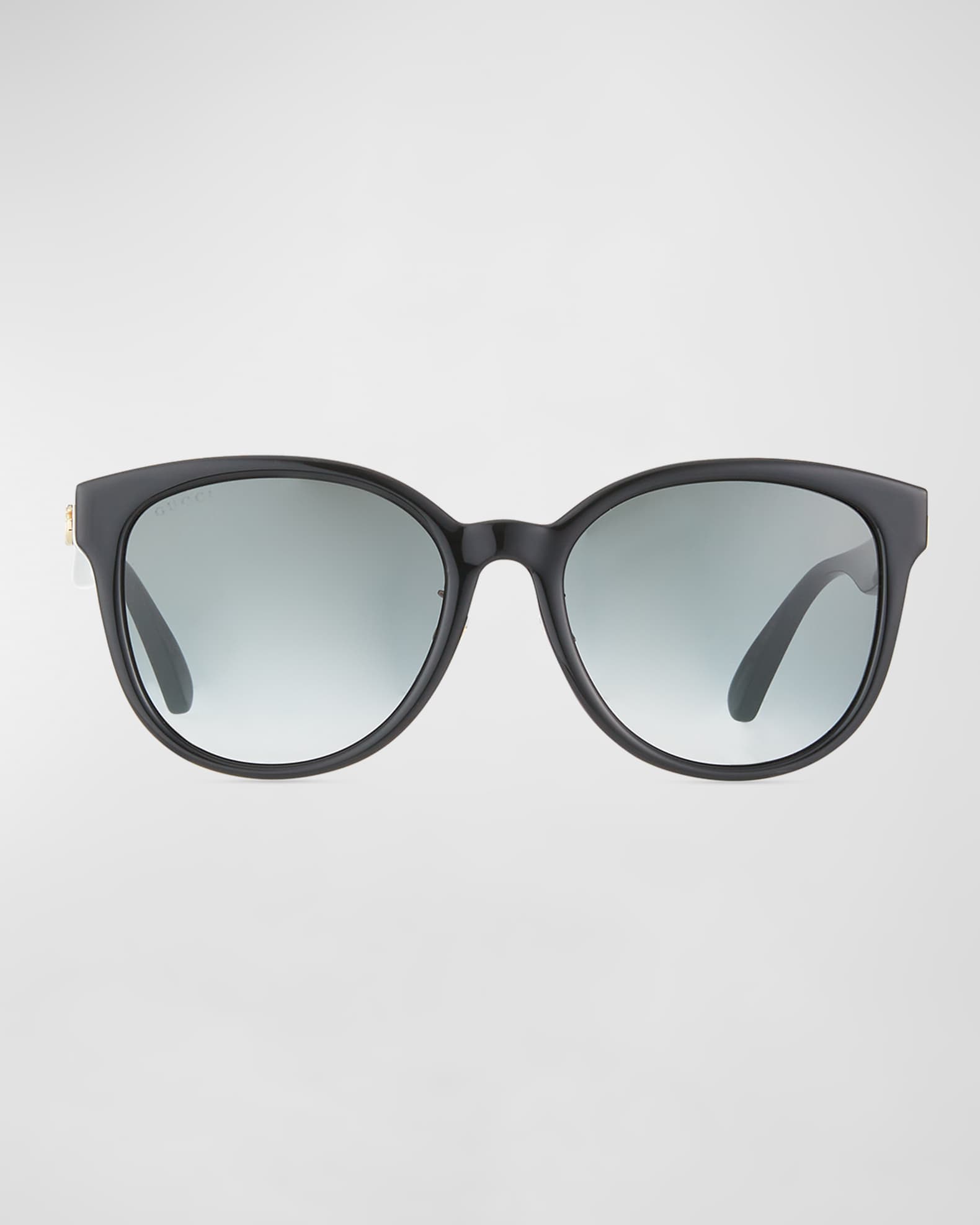 Gucci Round Acetate Sunglasses Neiman Marcus