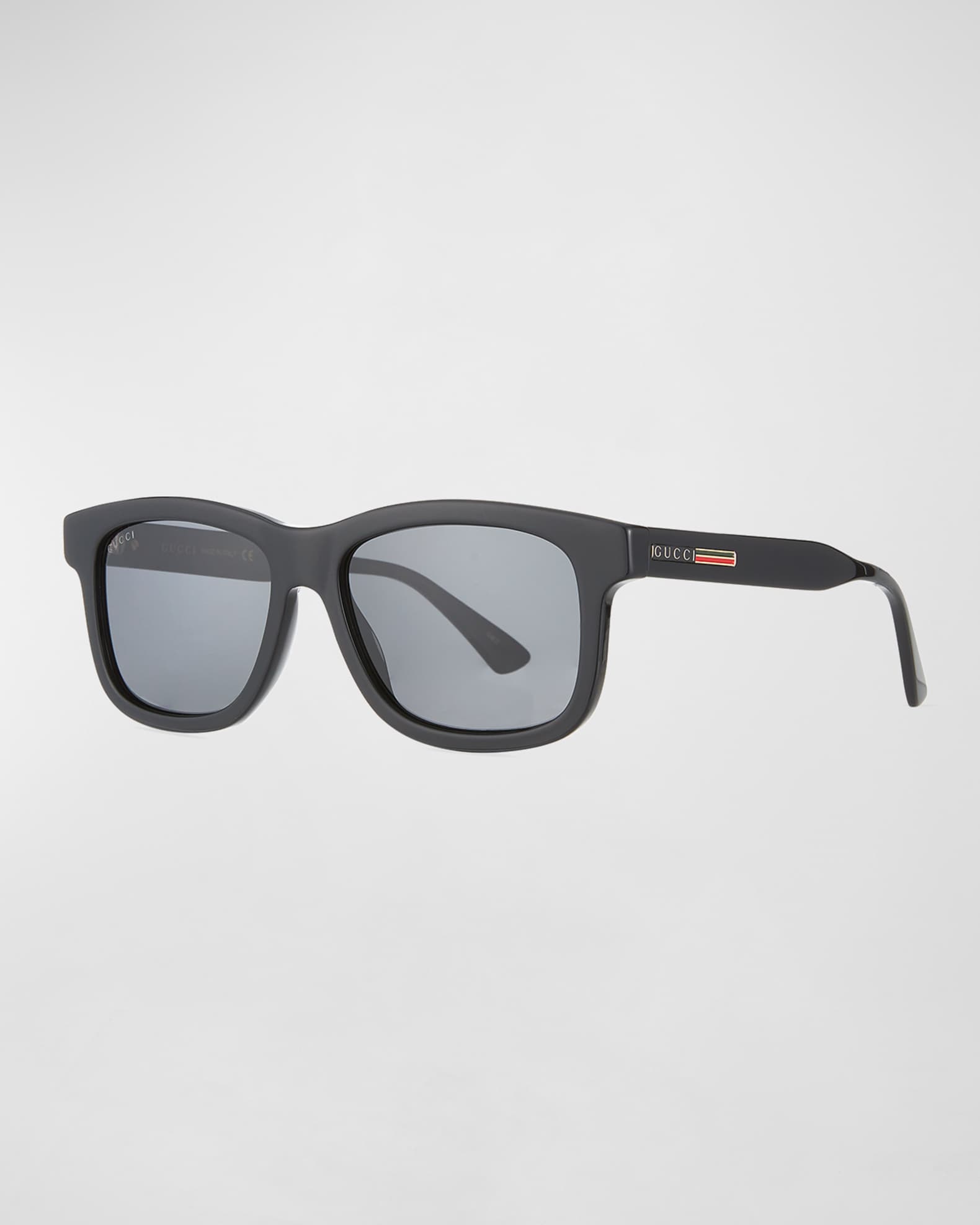 Gucci Men's Square Acetate Sunglasses Neiman Marcus