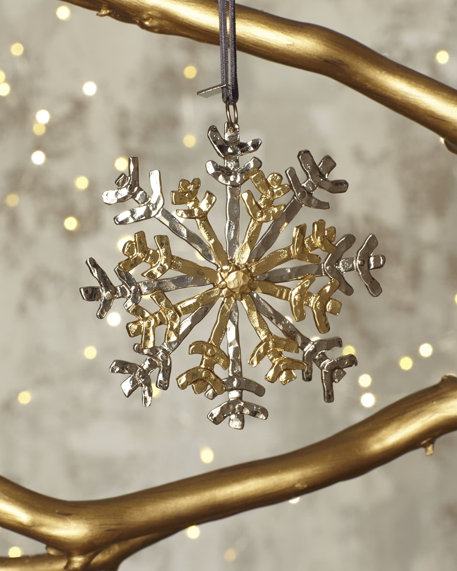 Forged Snowflake Ornament 0