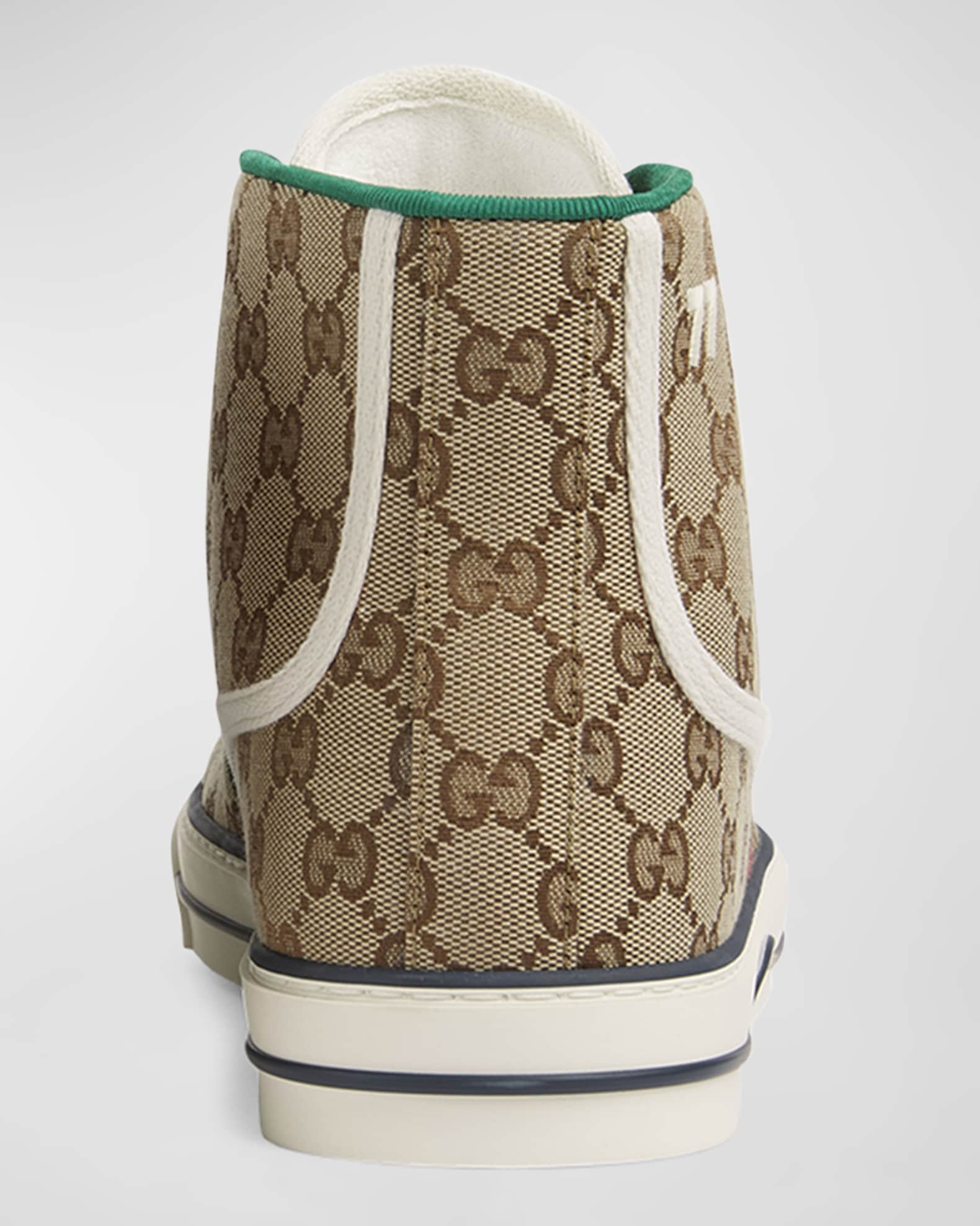 Gucci Men's Tennis 1977 Canvas High-Top Sneakers | Neiman Marcus