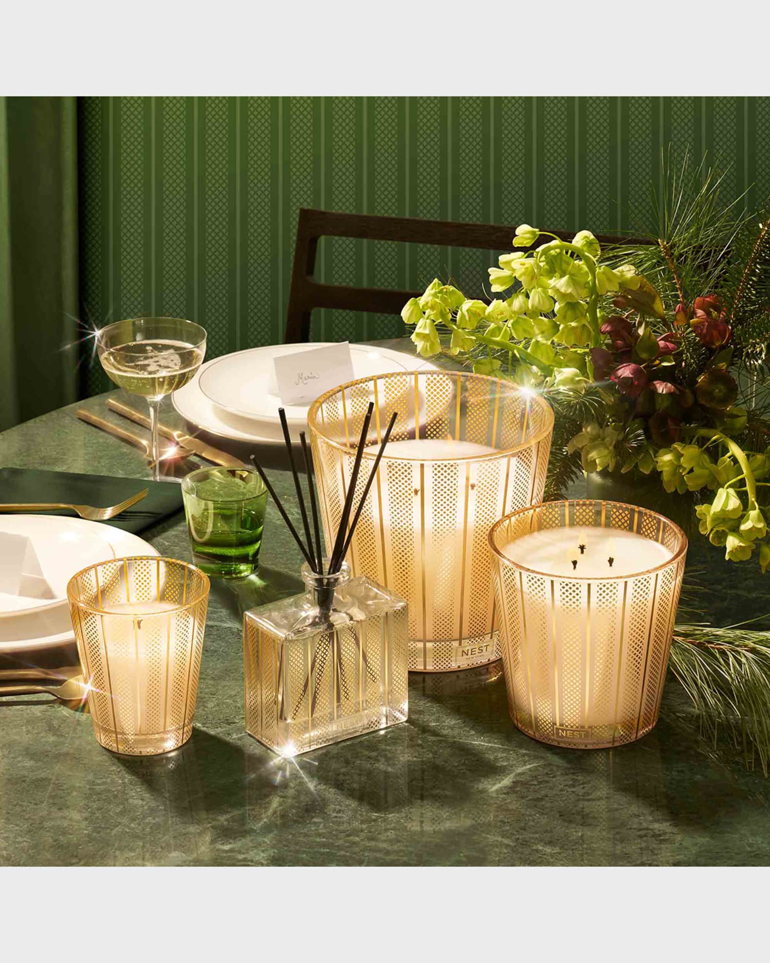 NEST New York Birchwood Pine Luxury 4Wick Candle, 43.7 oz./ 1239g Neiman Marcus