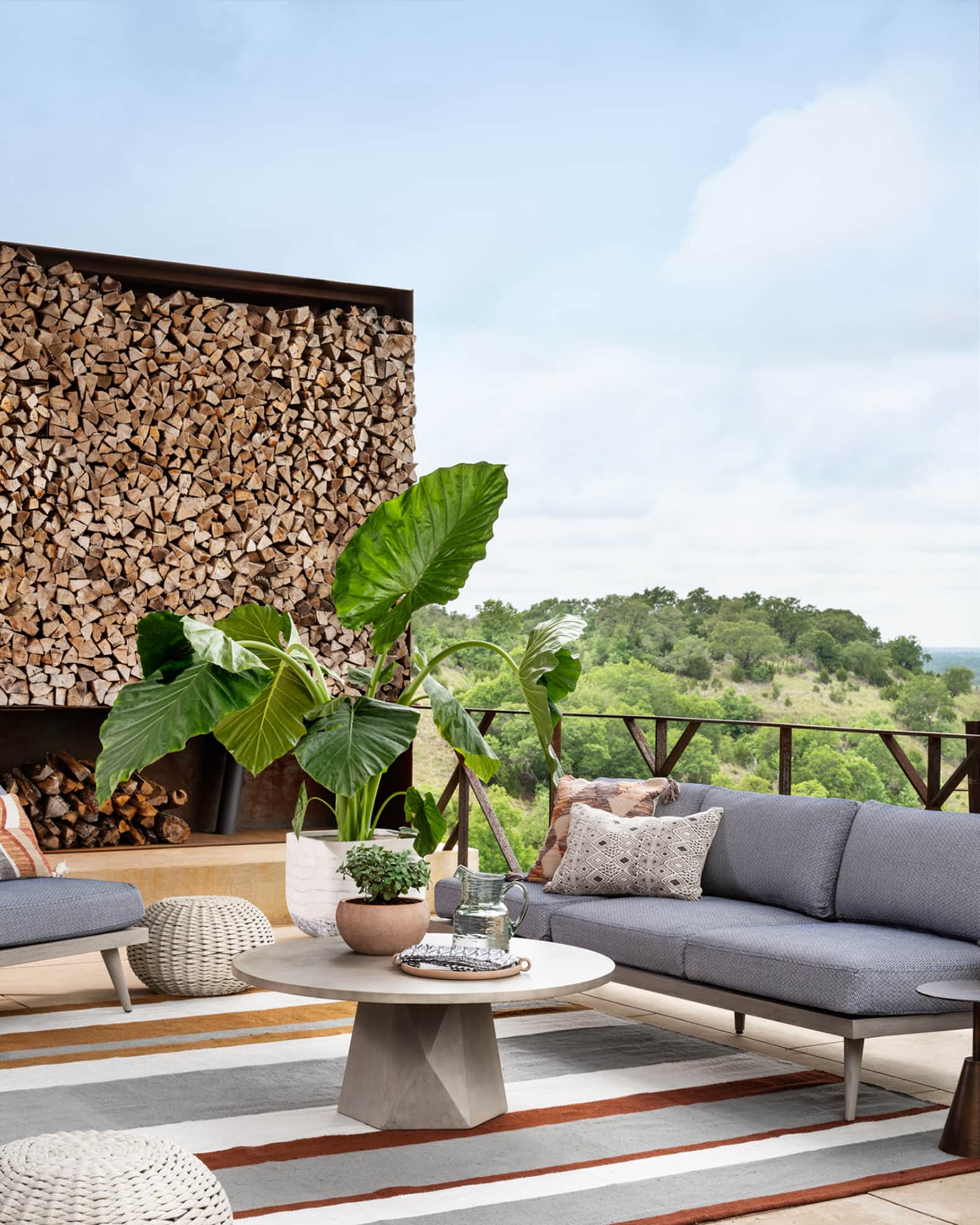 Four Hands Bowman Outdoor Coffee Table Neiman Marcus