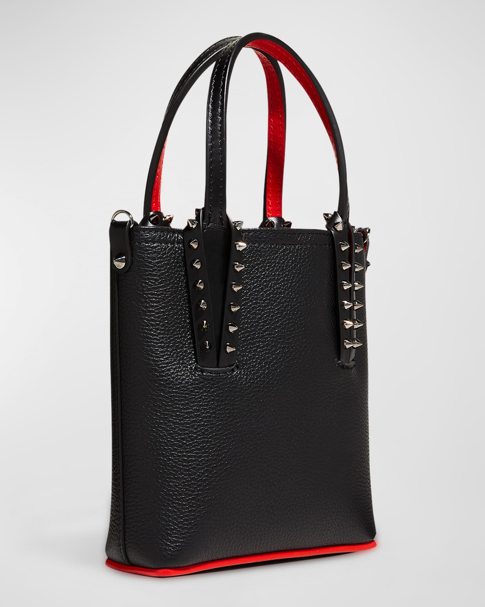 Christian Louboutin Cabata N/S Mini Tote in Grained Leather