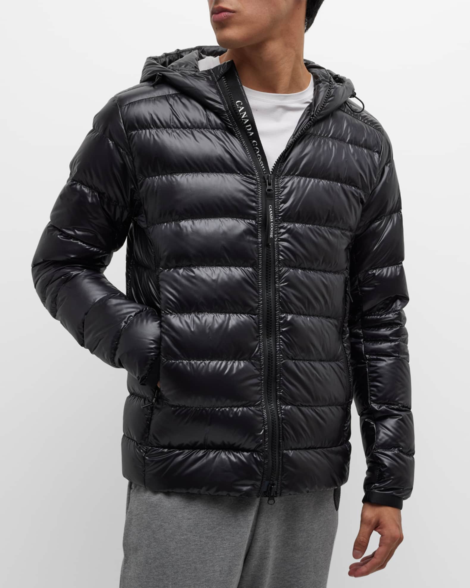 Canada Goose Men's Crofton Quilted Hooded Jacket | Neiman Marcus