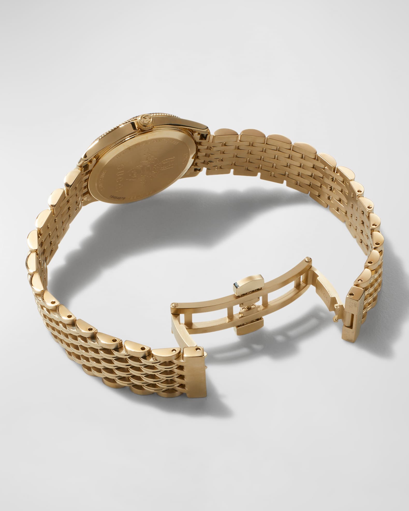 Gucci 29mm G Timeless Bee Watch with Bracelet Strap Gold Neiman Marcus