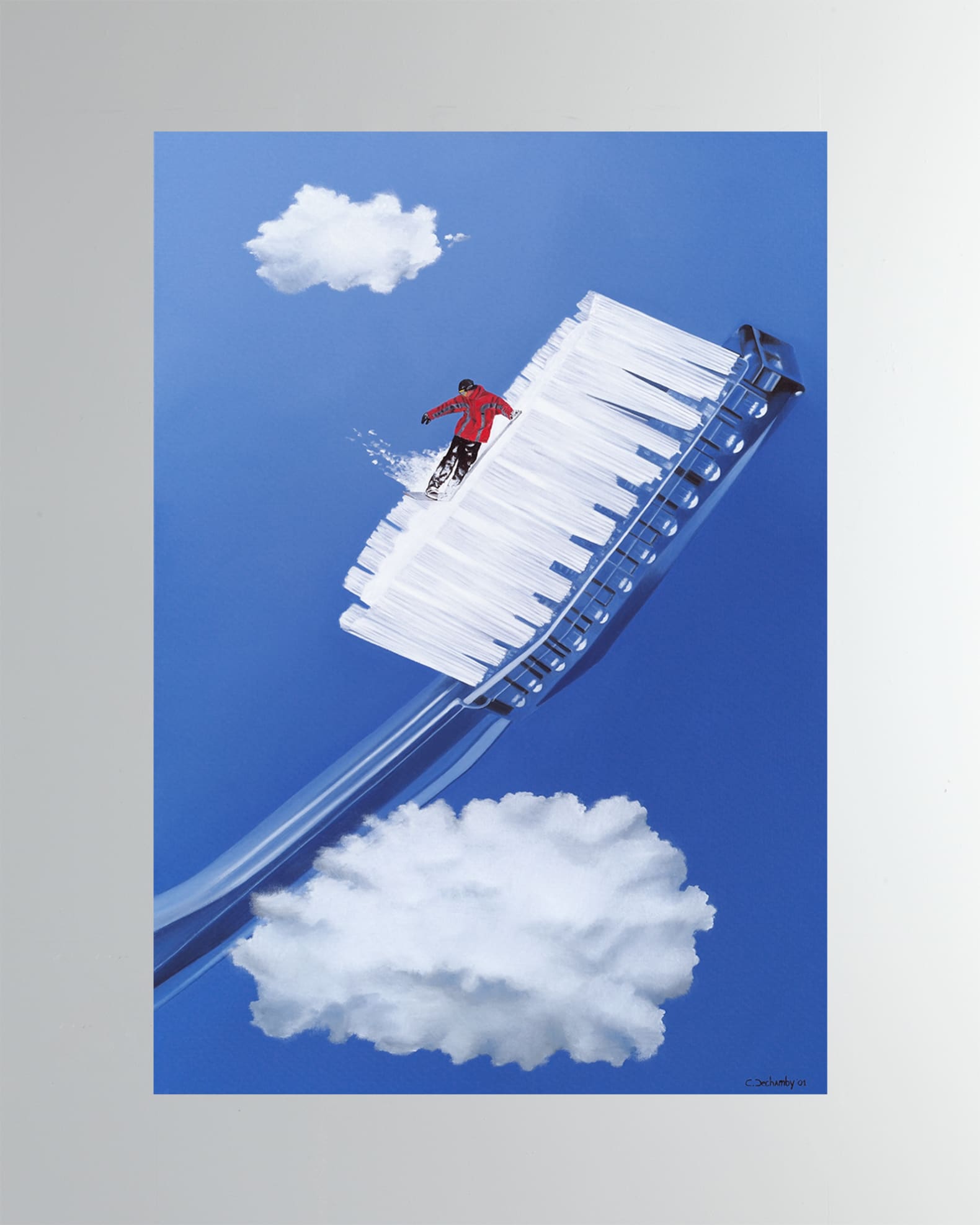 "Brosse Surfeur" Fine Art Print 0