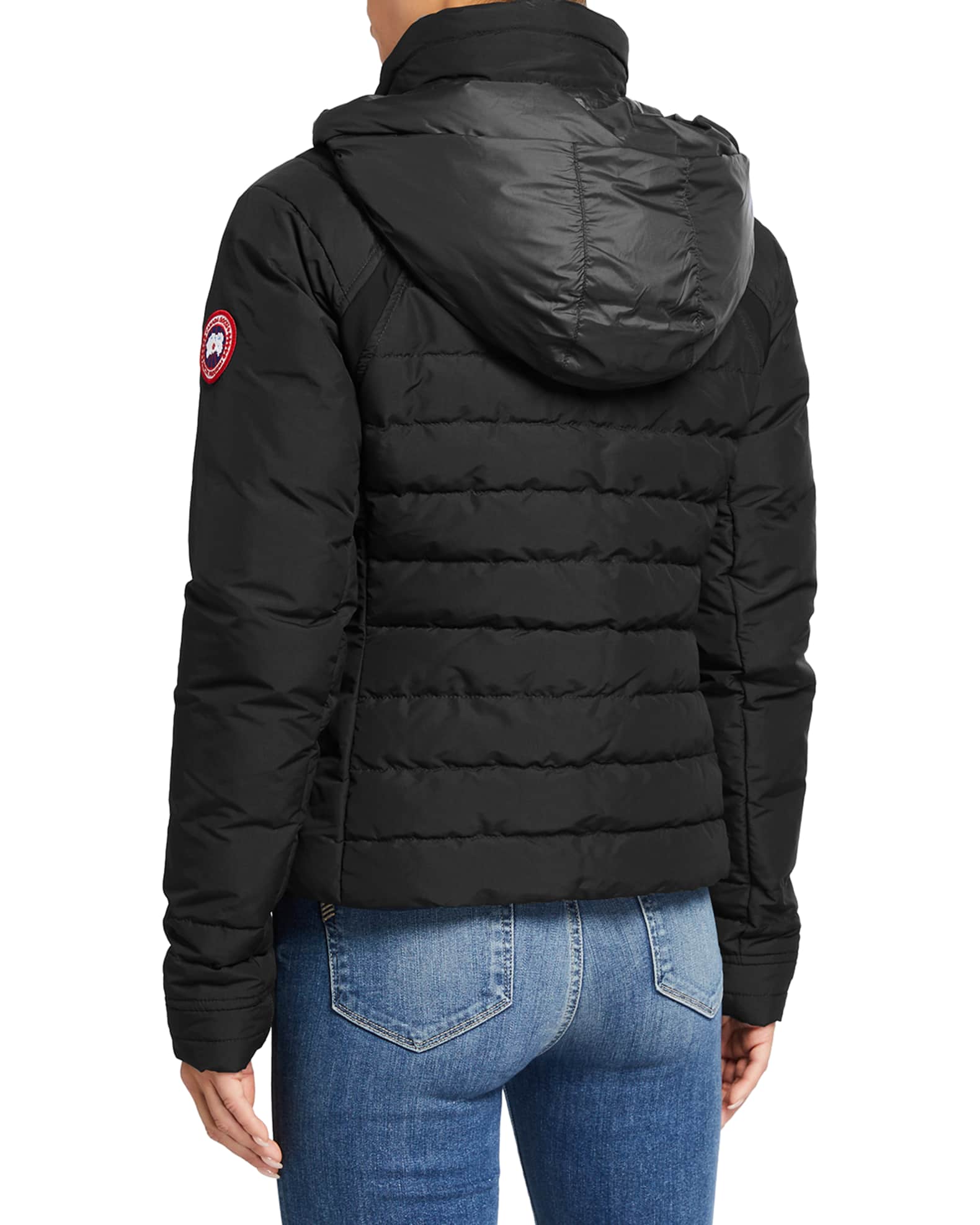 hybridge base down jacket matte finish