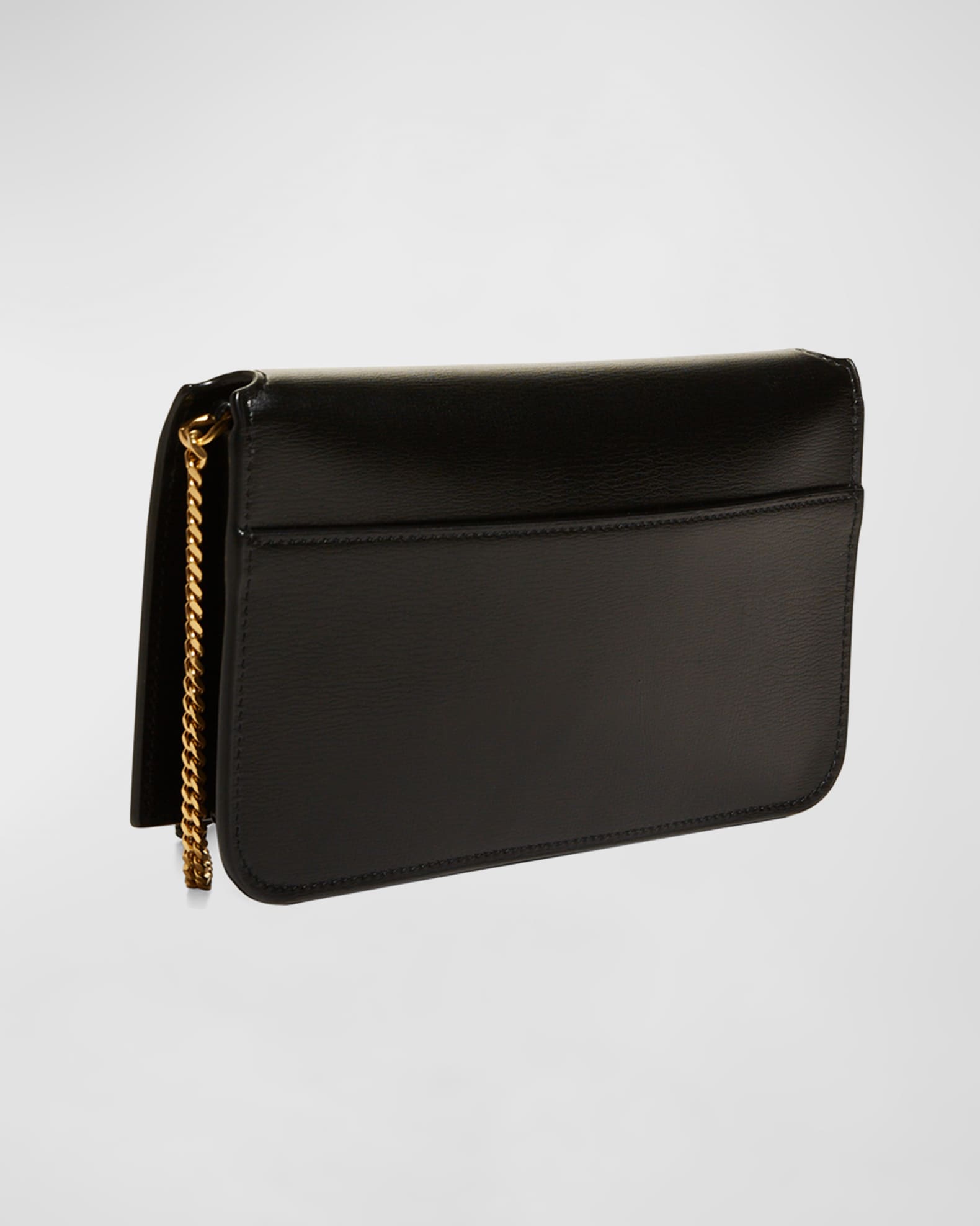 Saint Laurent YSL Monogram Phone Holder Crossbody Bag in Leather Neiman Marcus