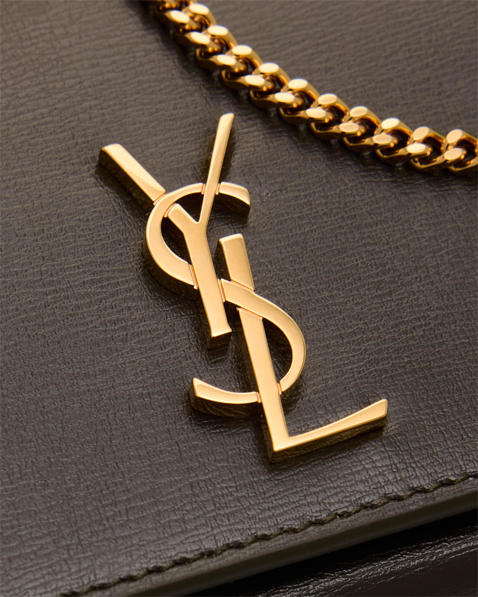 Saint Laurent YSL Monogram Phone Holder Crossbody Bag in