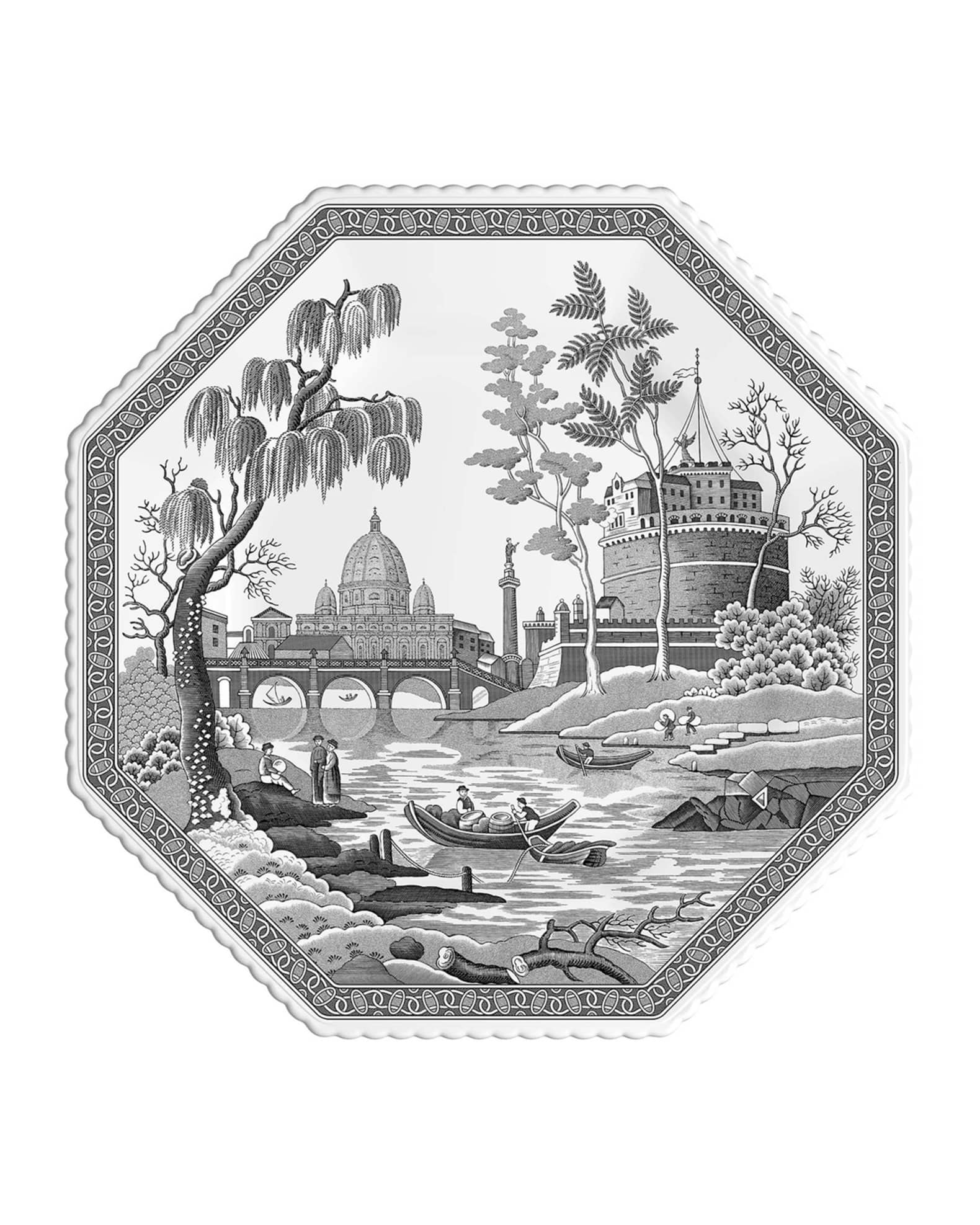 Spode Heritage Rome Octagonal Plates, Set of 4 Neiman Marcus