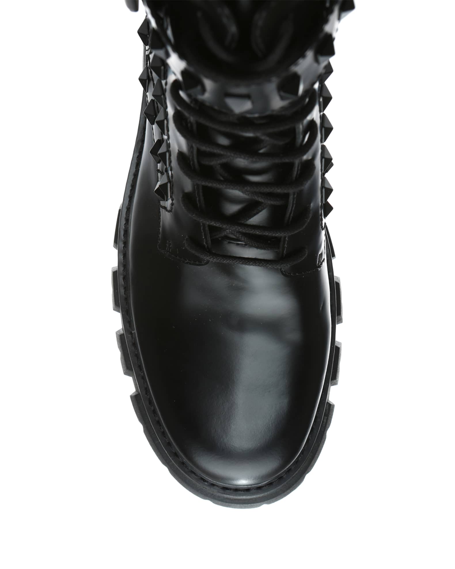 Ash lewis spike buckle combat boots clearance