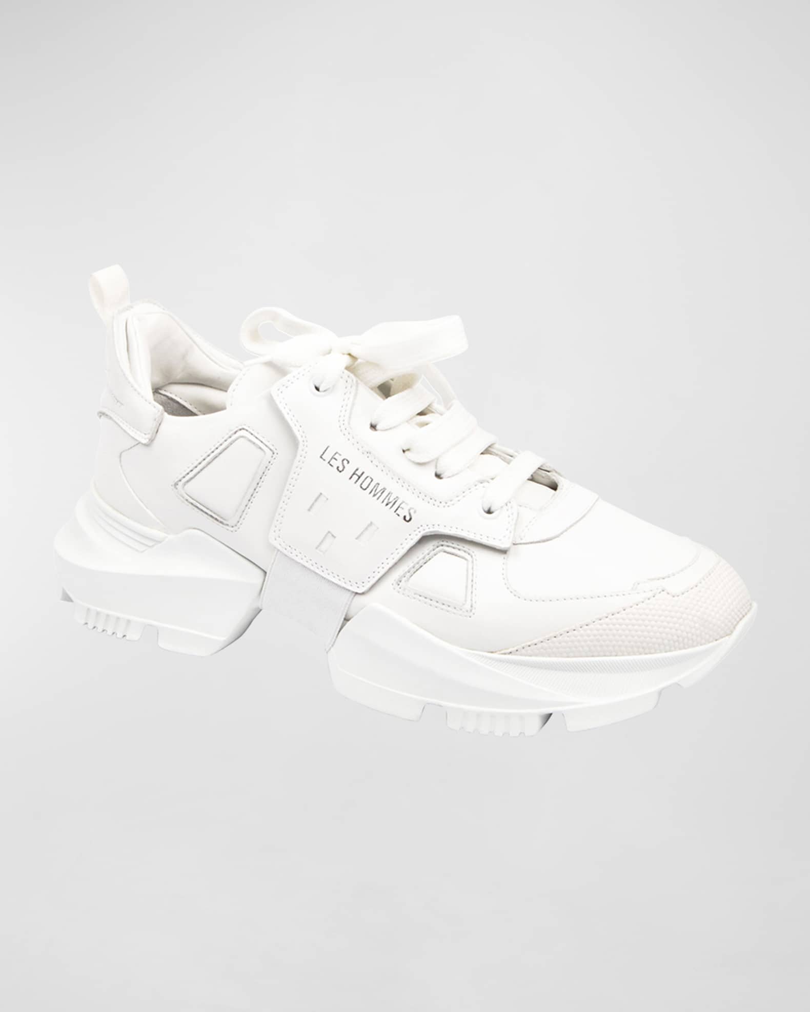 Men s Chunky Low Top Leather Sneakers