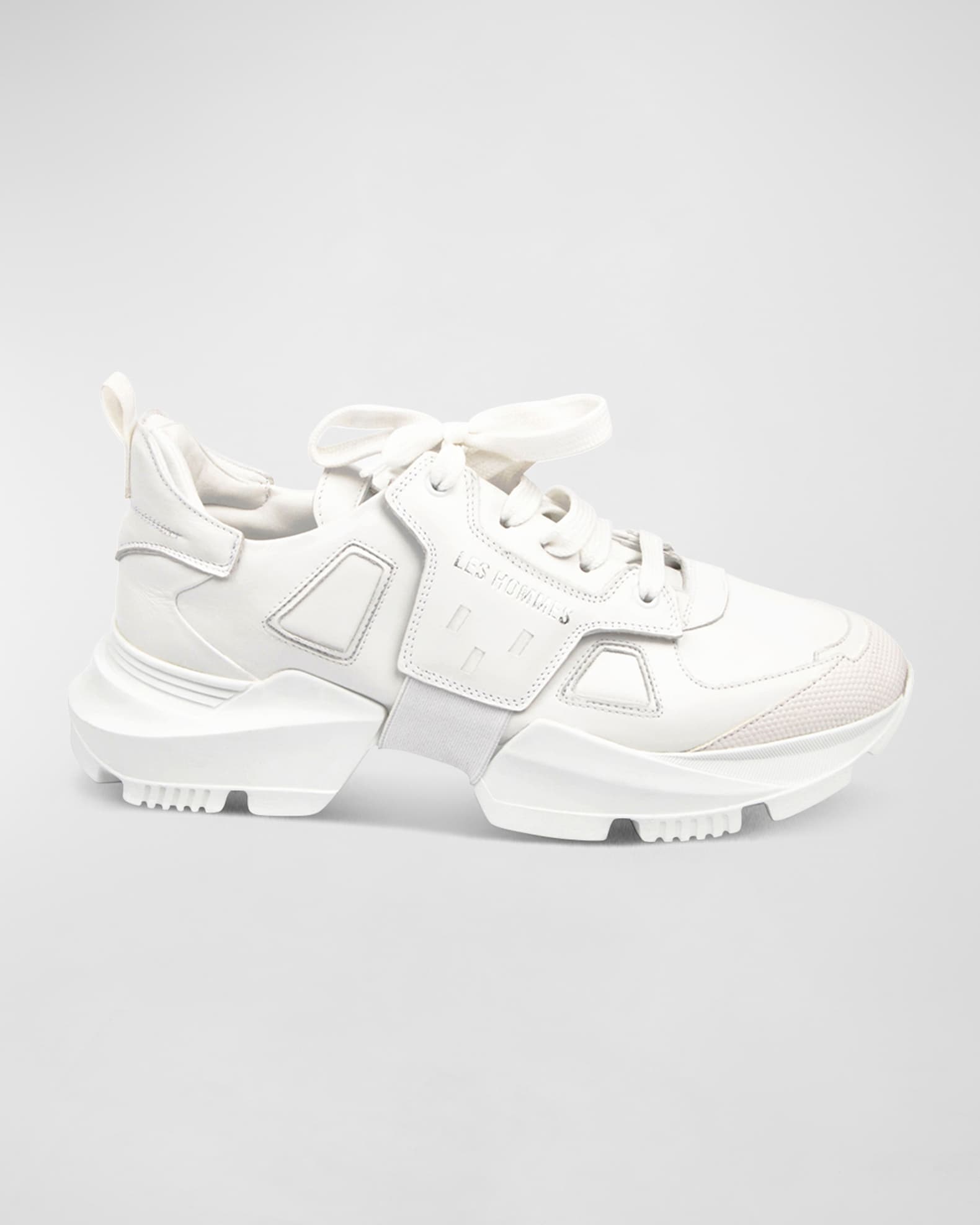Men s Chunky Low Top Leather Sneakers