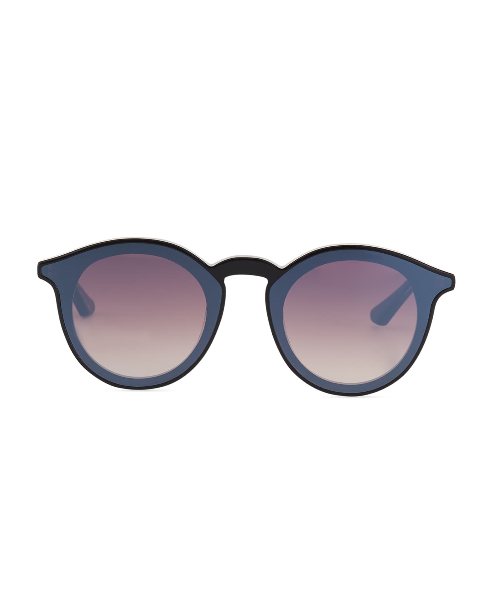 KREWE Collins Round Acetate Sunglasses Neiman Marcus