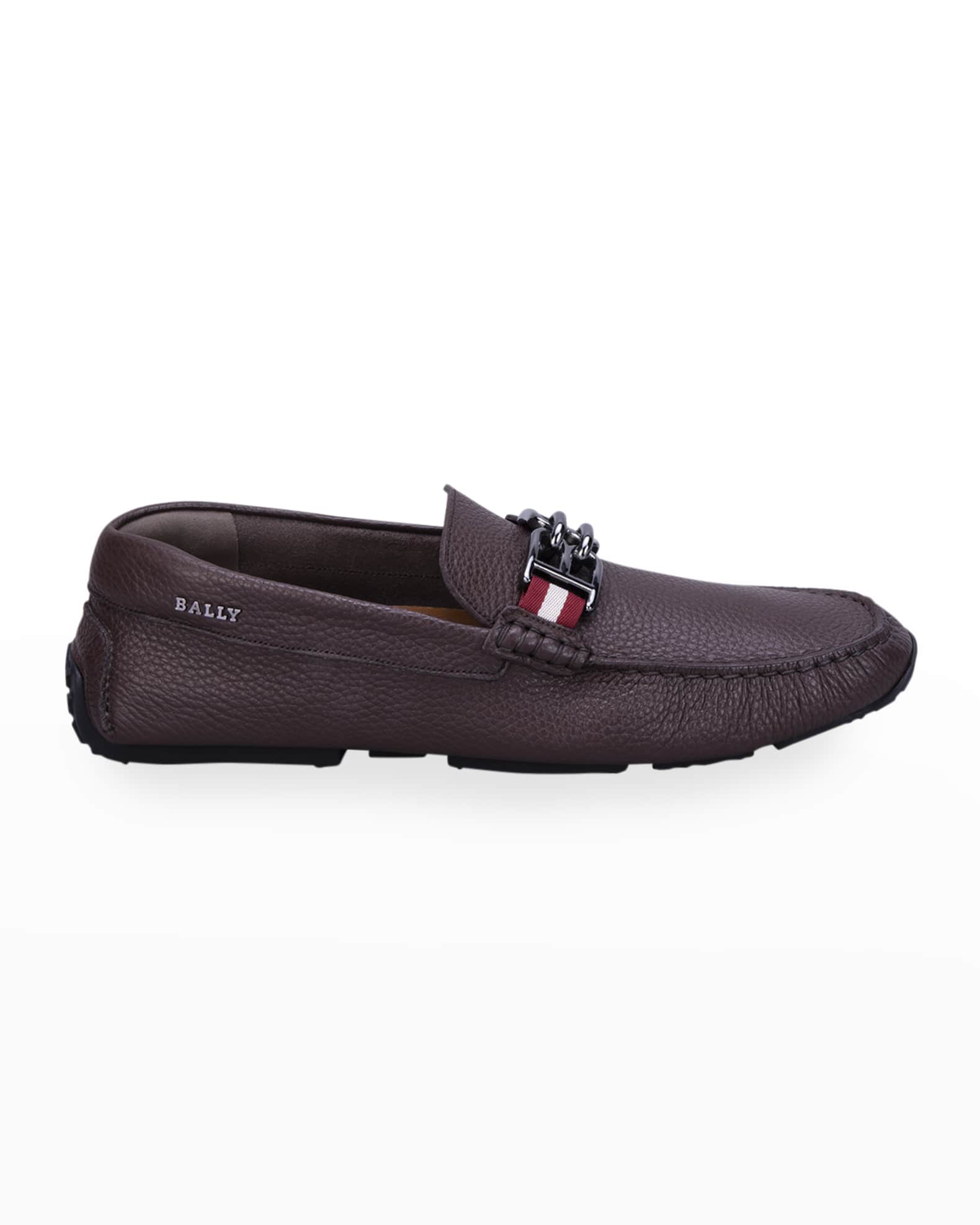bally leather drivers