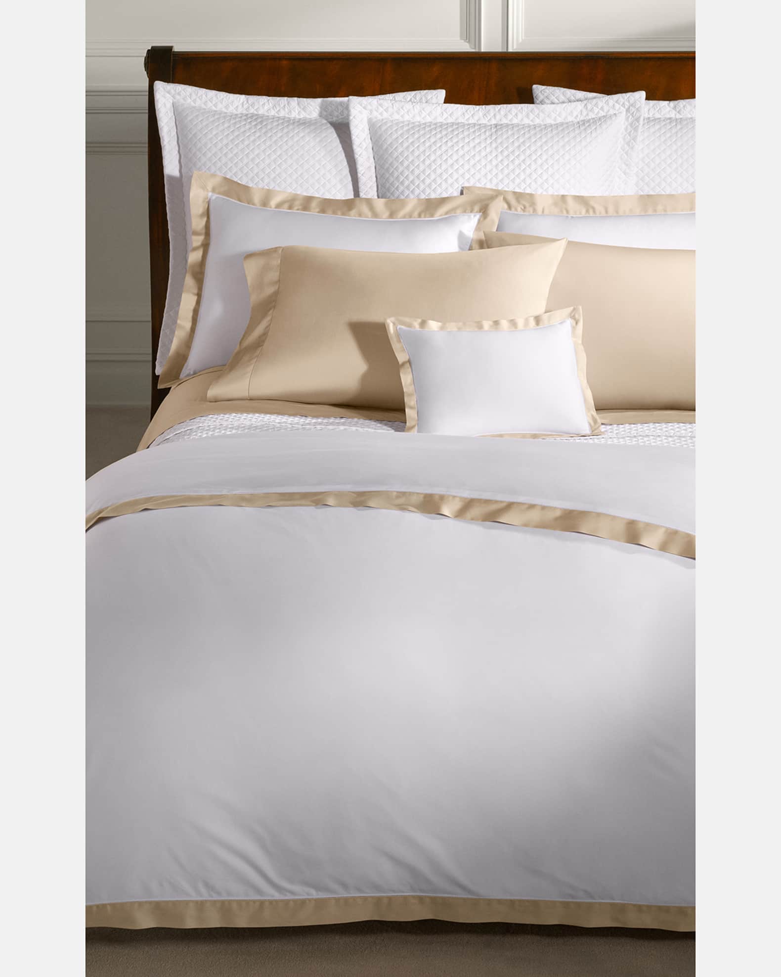 Organic Sateen Border Duvet 0