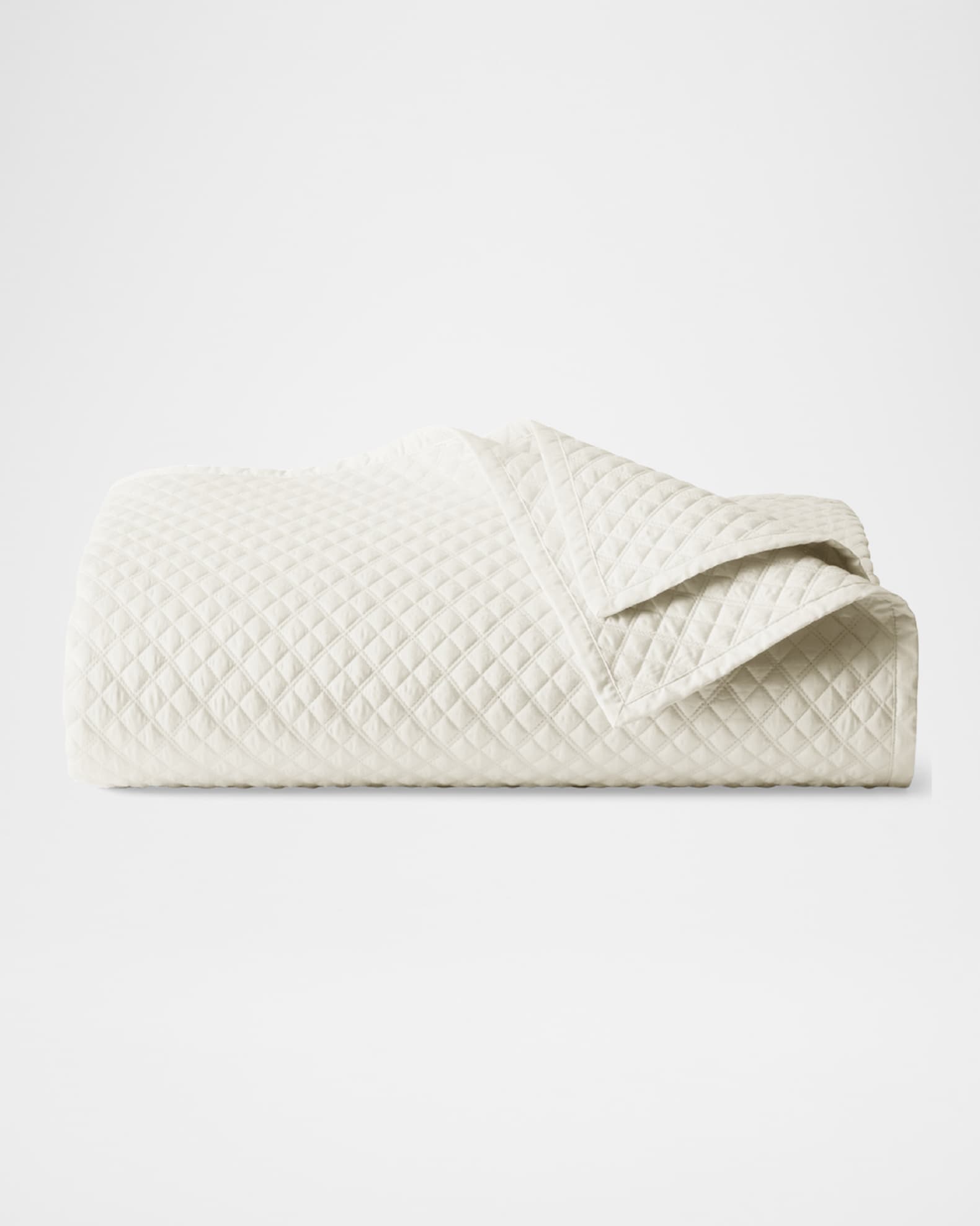 Quilted Sateen Argyle Quilt 1