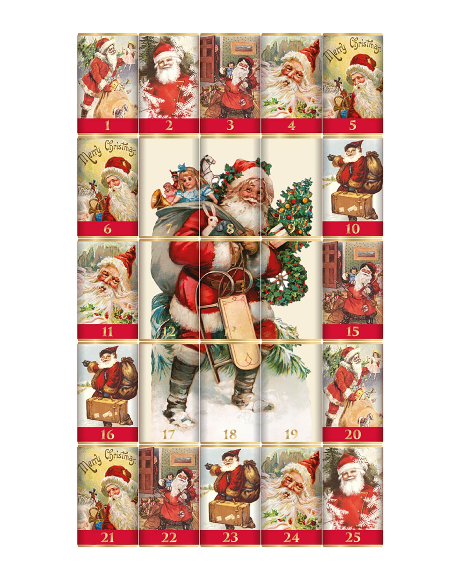 House of Dorchester Traditional Santa Advent Calendar Neiman Marcus