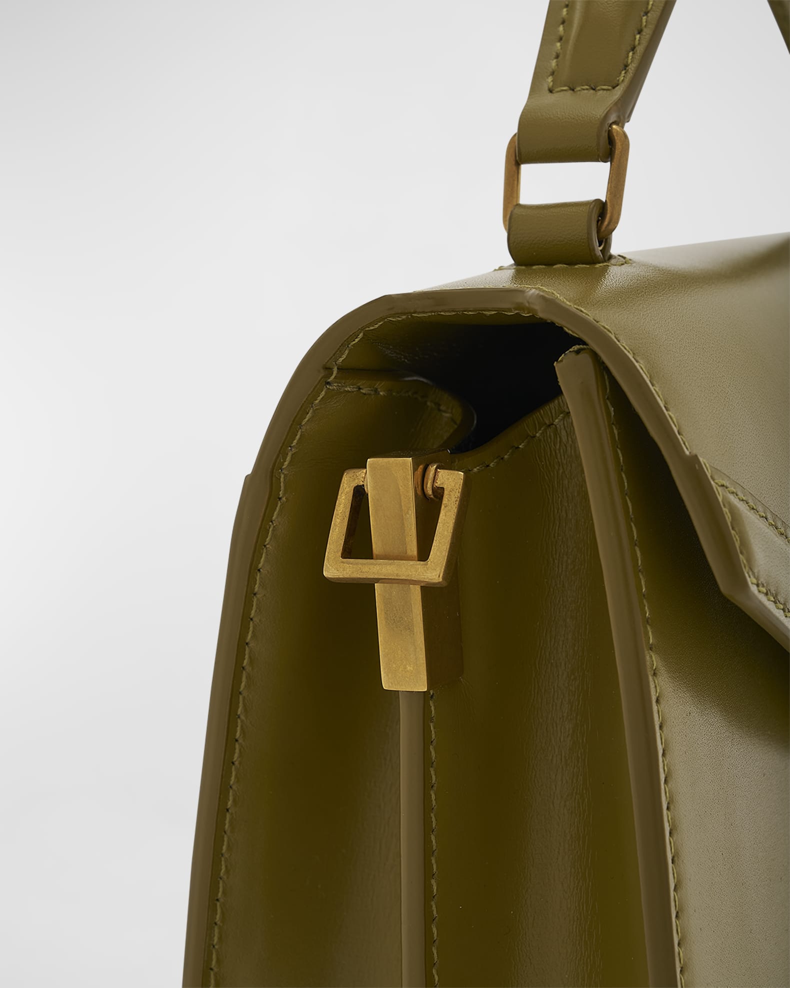 Saint Laurent Cassandre Mini Monogram YSL Box Calf Top