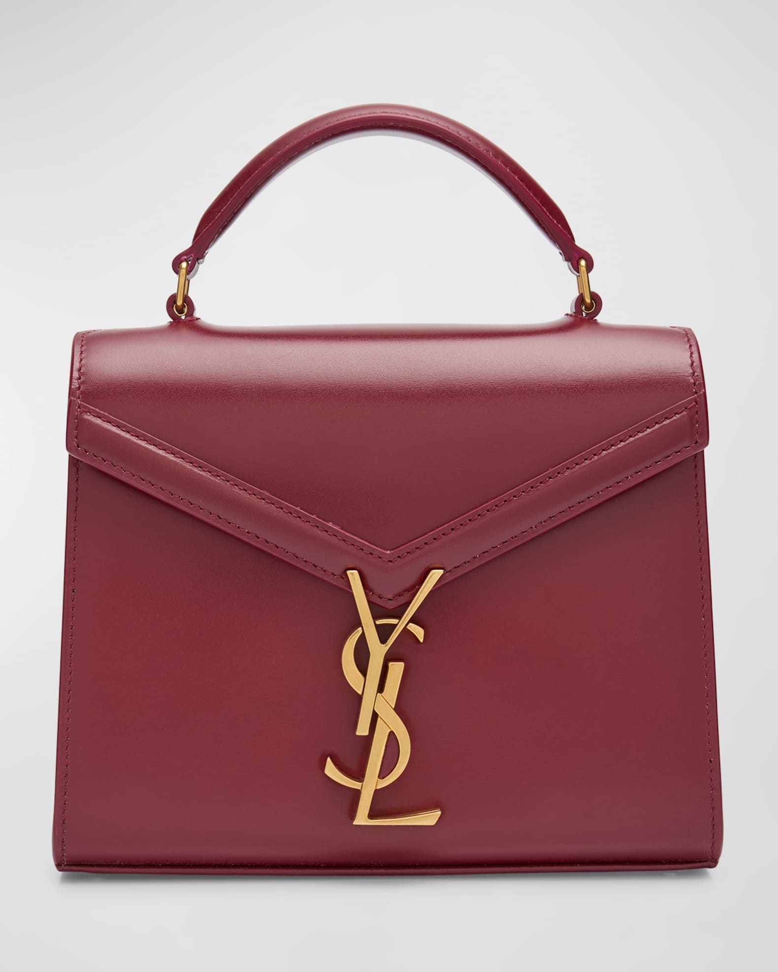 Cassandre Mini Monogram YSL Box Calf Top-Handle Bag 0