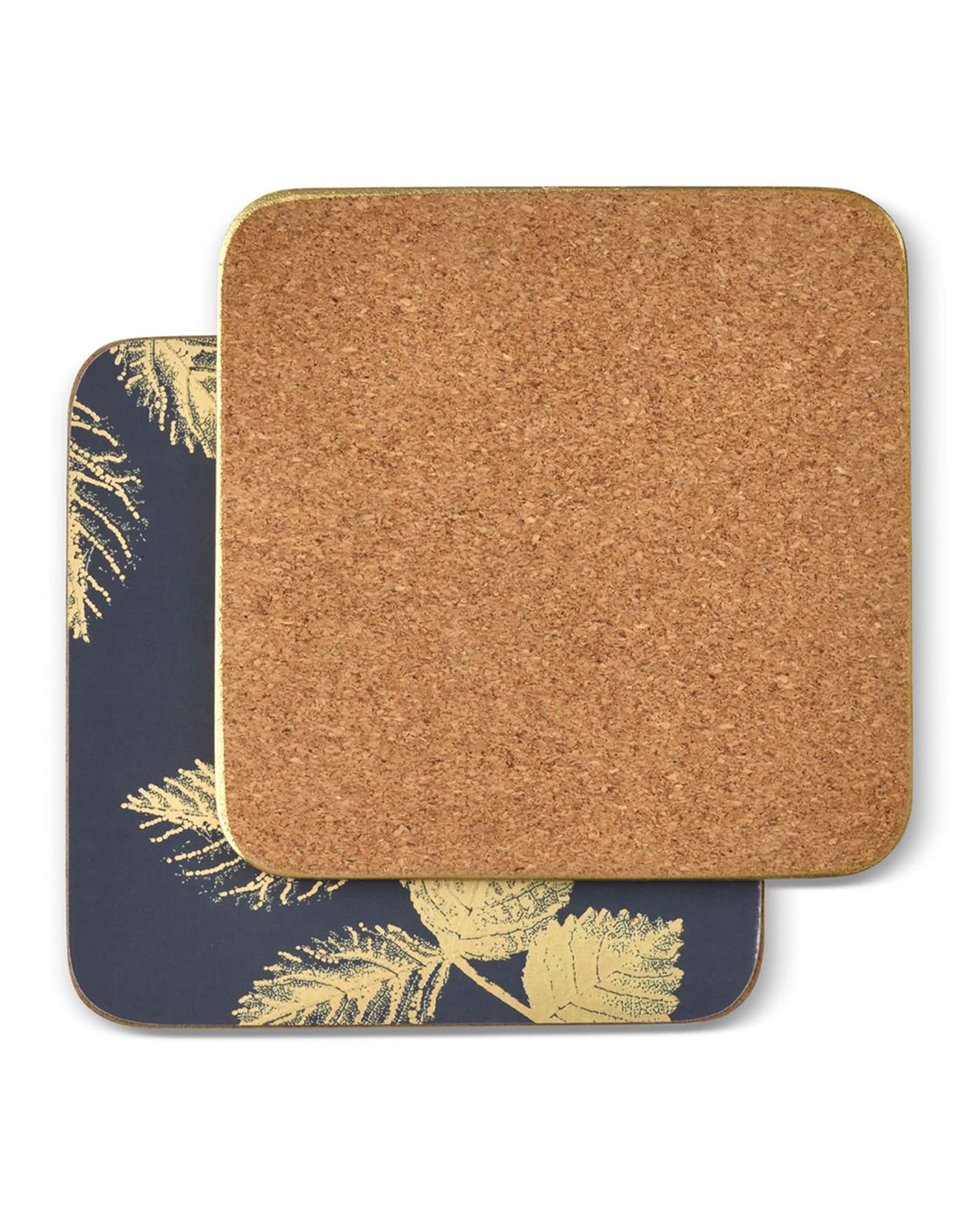 Sara Miller Sara Miller Etched Leaves Coasters, Set of 6 Neiman Marcus