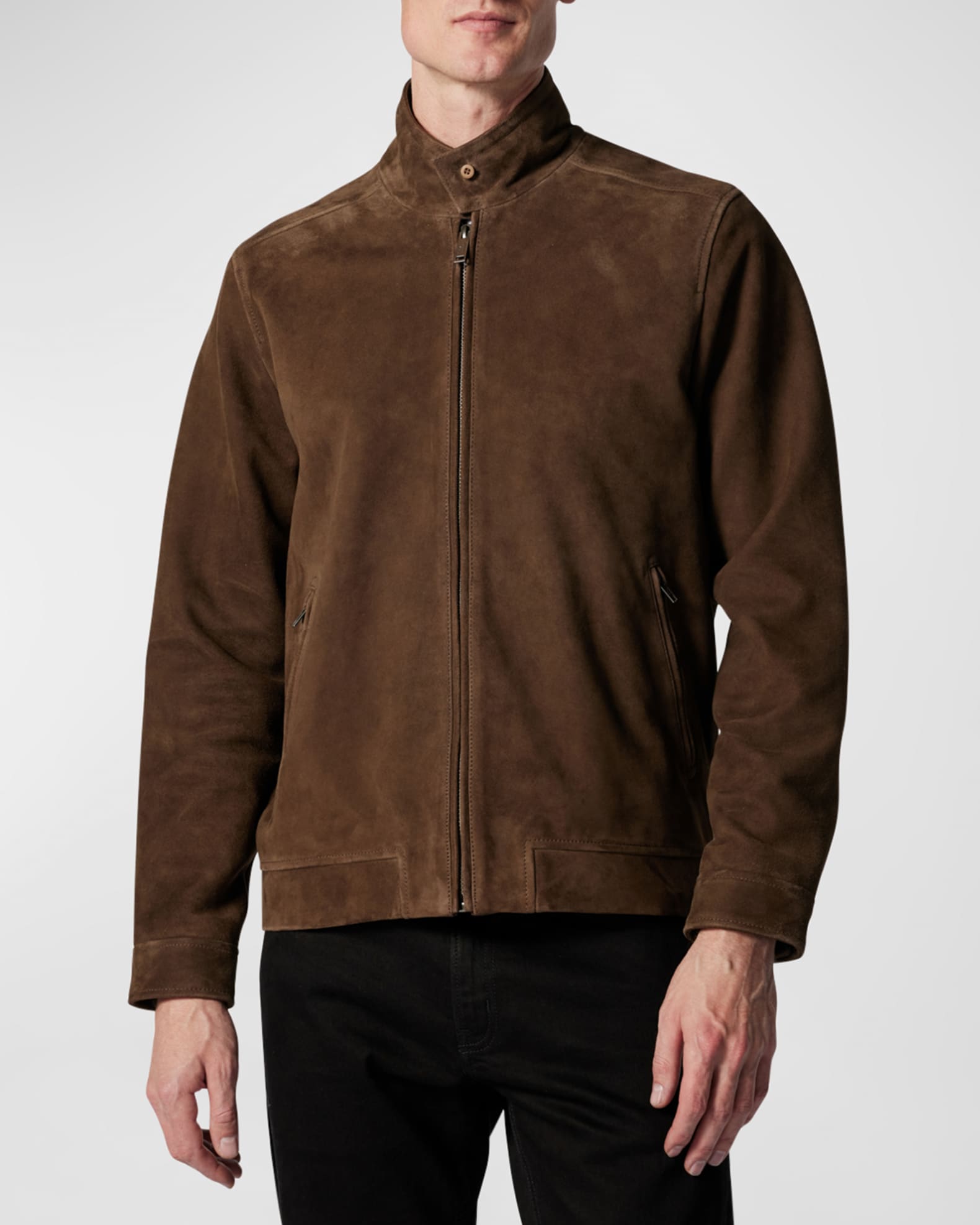 Rodd & Gunn Men's Glen Massey Leather Bomber Jacket | Neiman Marcus