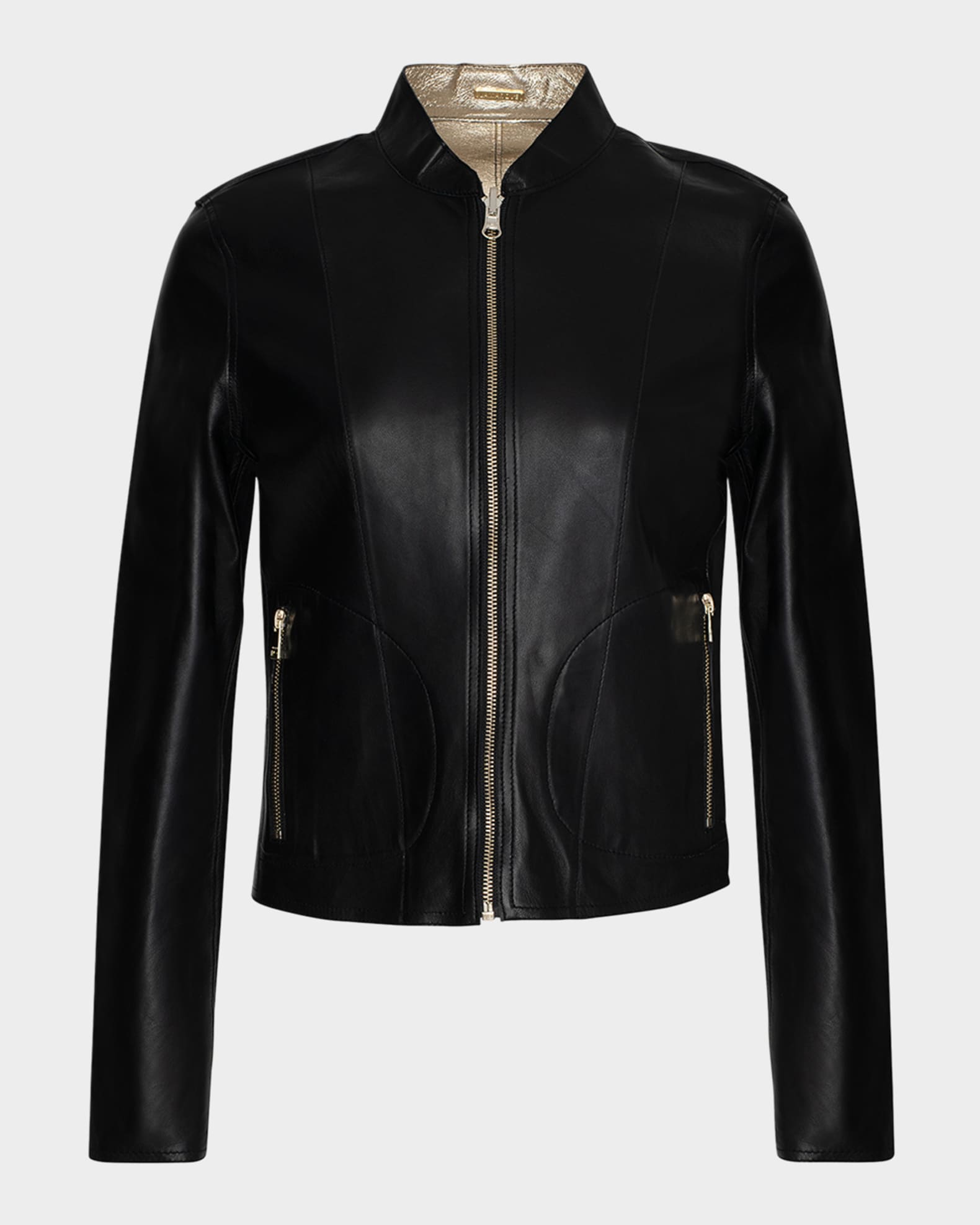Chapin Reversible Leather Bomber Jacket 0