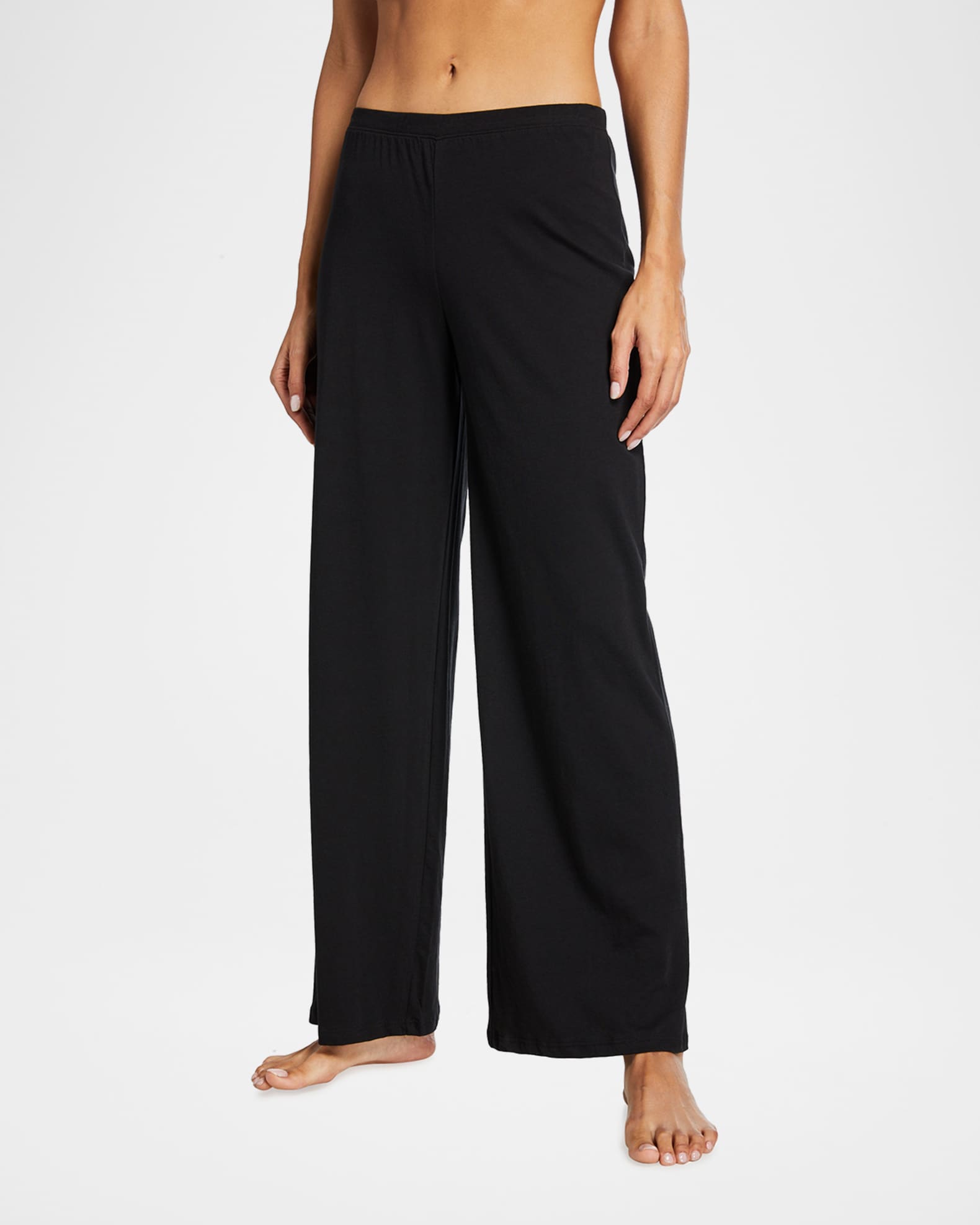 Christine Wide-Leg Organic Cotton Lounge Pants 1