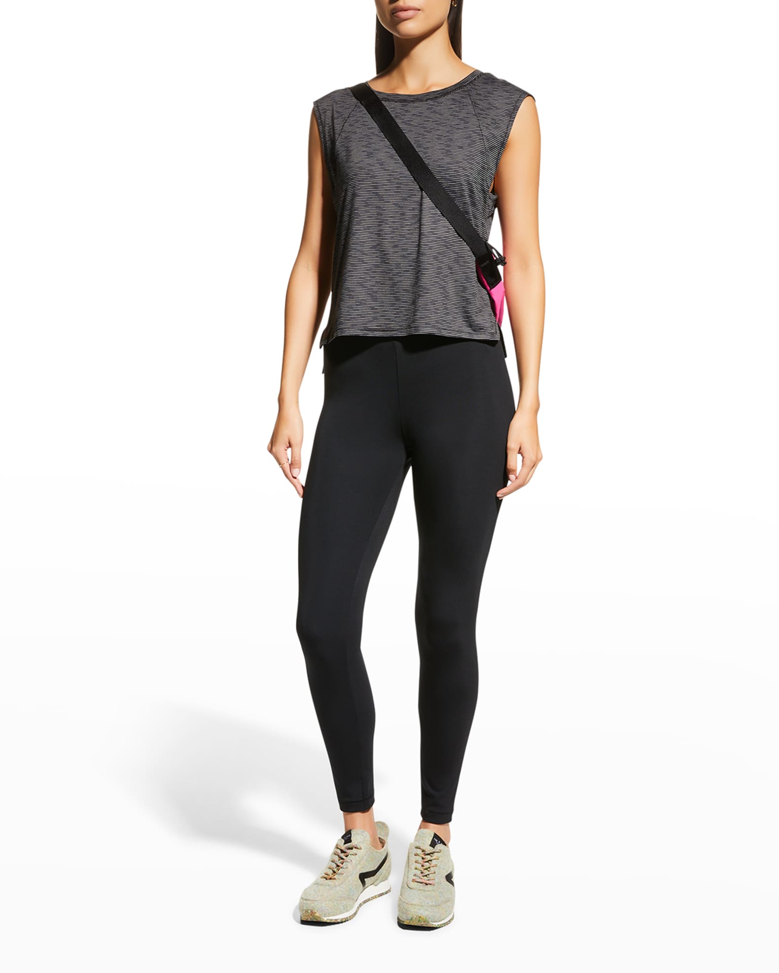 new balance black leggings