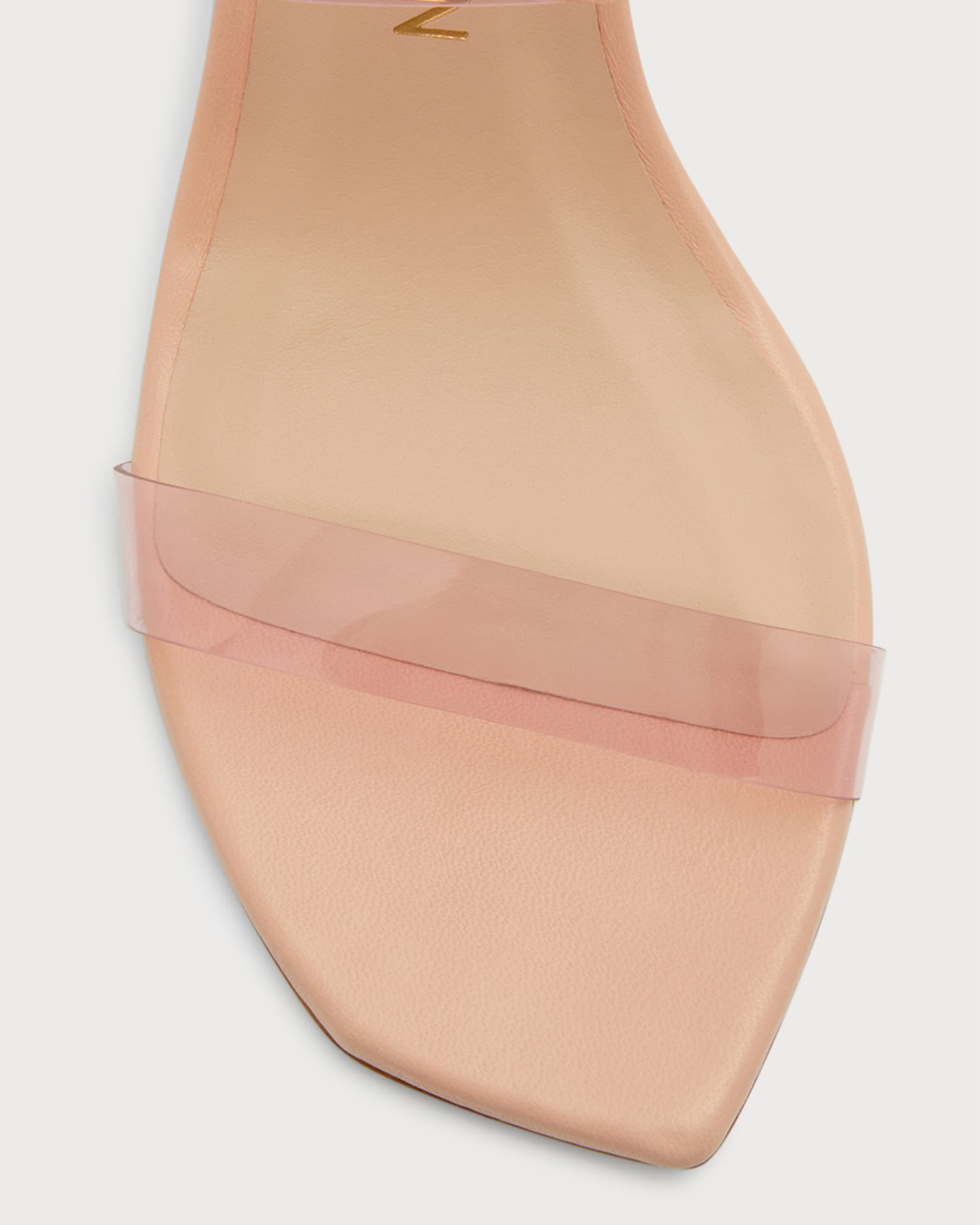 Stuart Weitzman Kristal Clear Slide Sandals Neiman Marcus