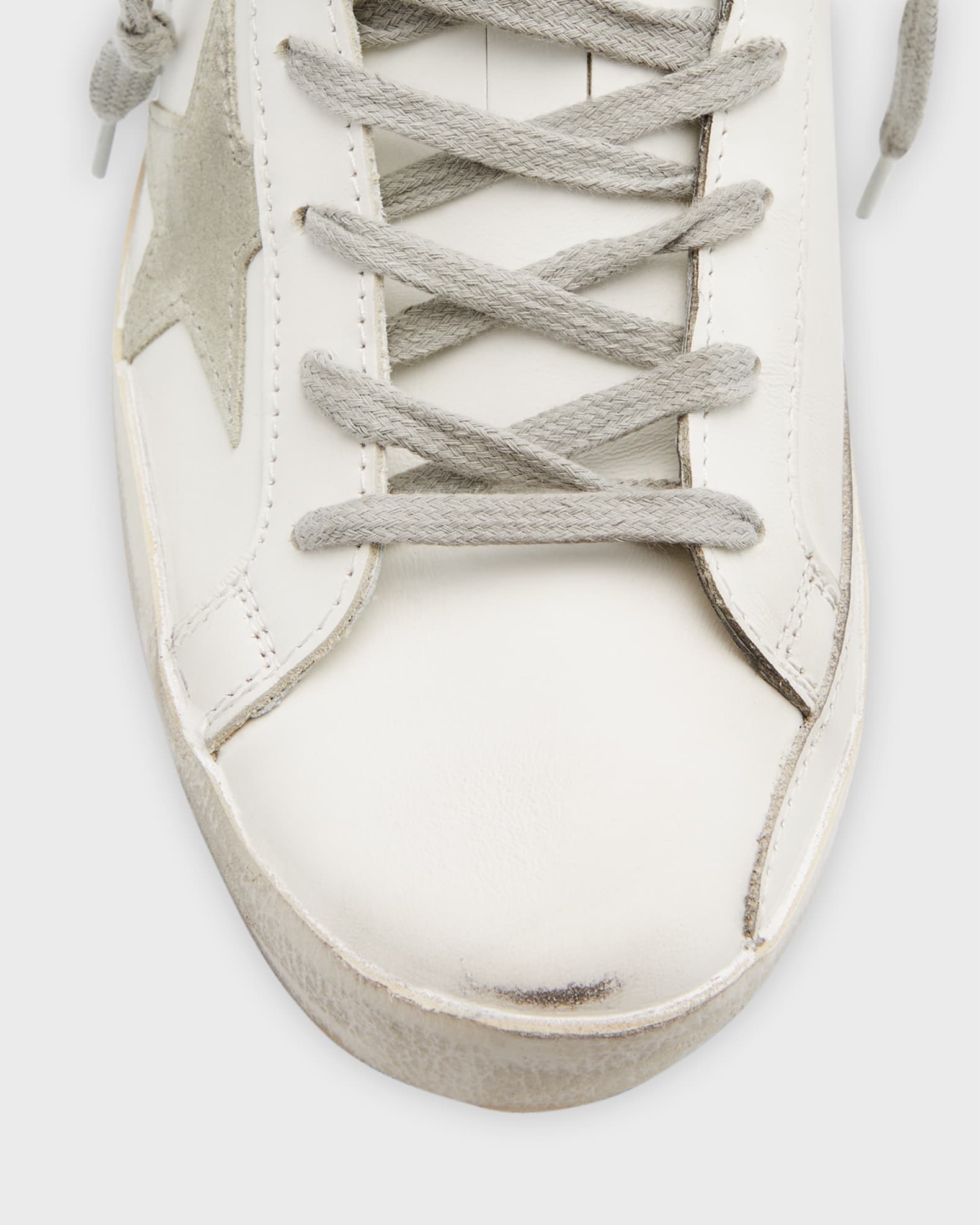 Golden Goose Superstar Mixed Leather Sneakers | Neiman Marcus