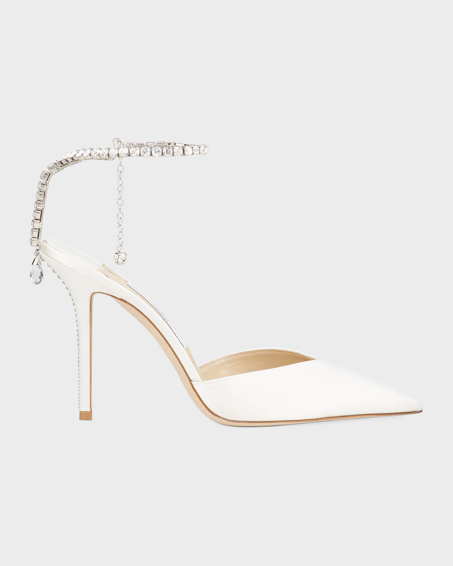 Saeda Crystal Charm Pumps 0