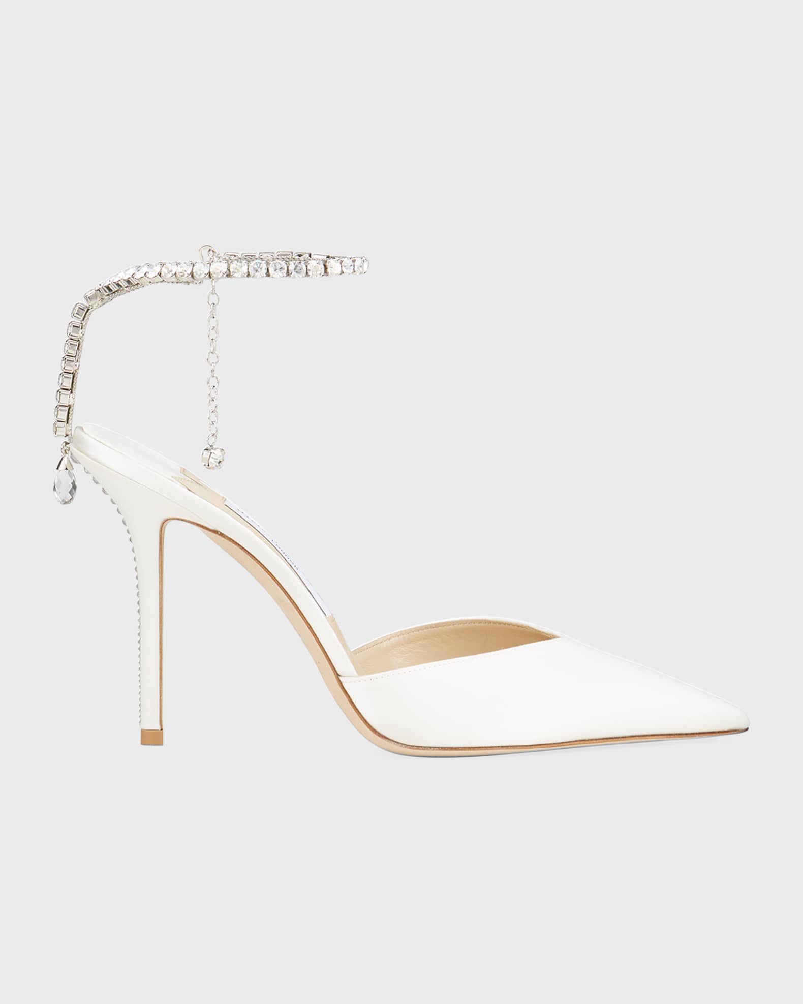 Jimmy Choo Saeda Crystal Charm Pumps | Neiman Marcus