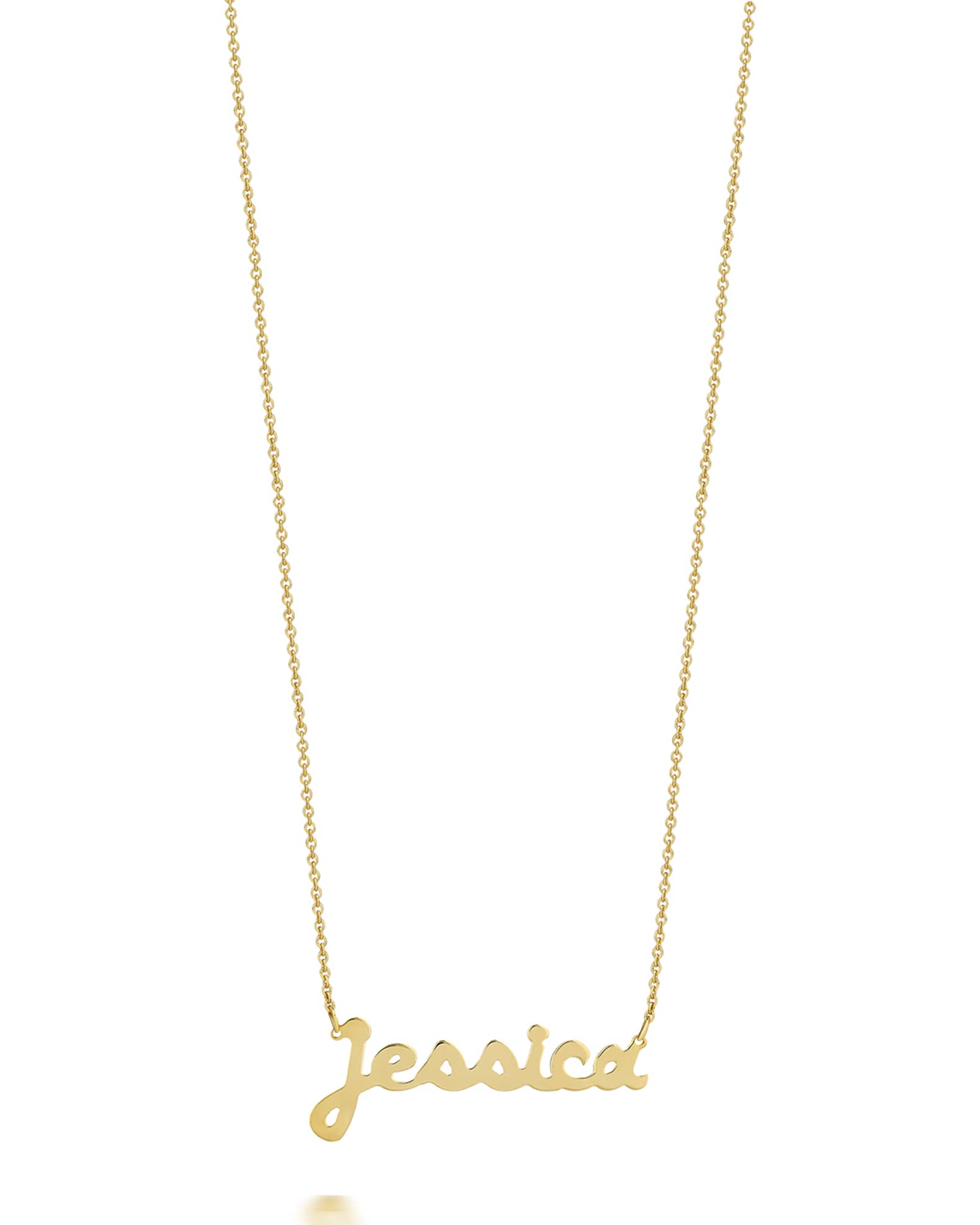 Ava 14k Gold Script Name Necklace 0