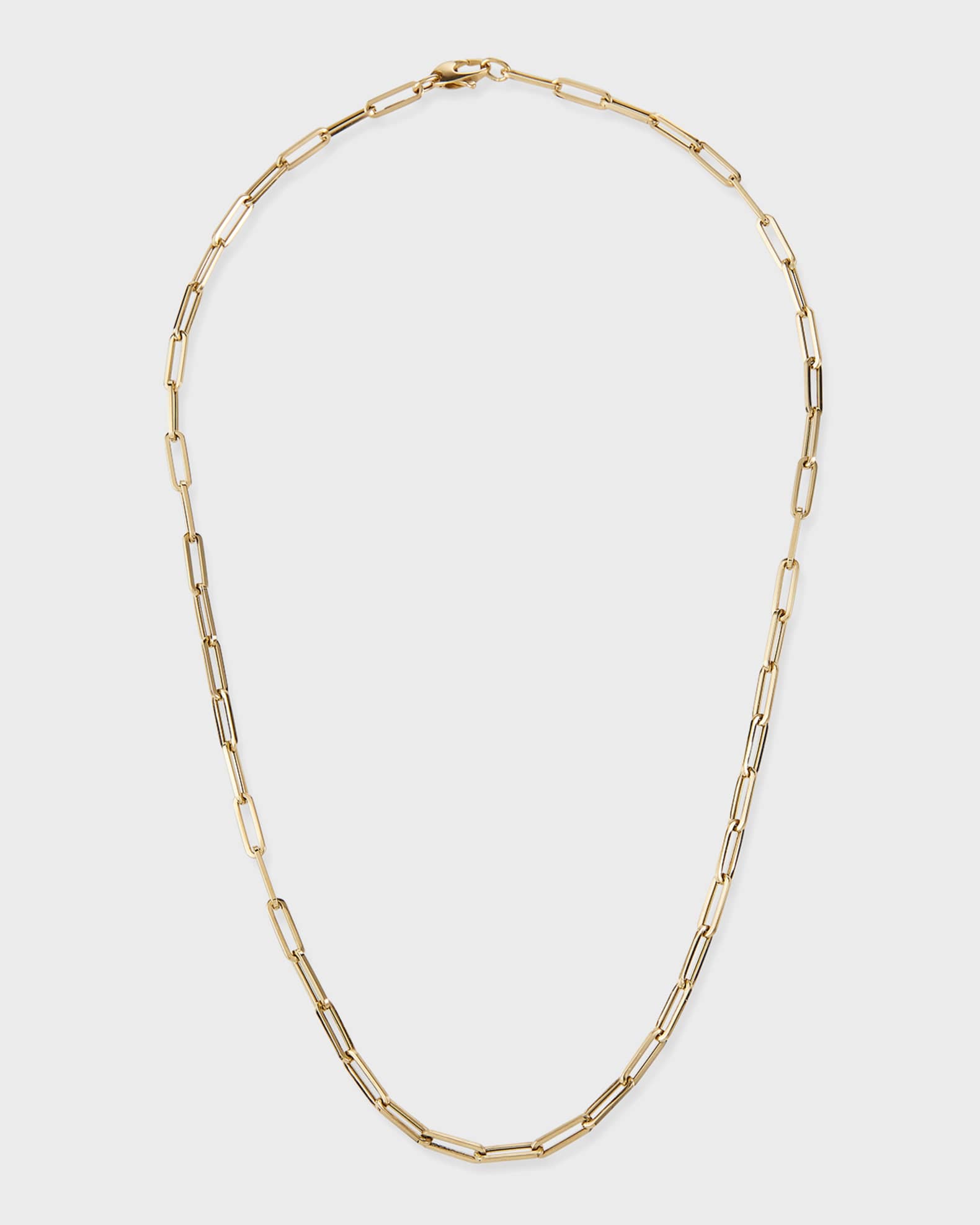 14k Small Link La Seta Necklace, 20"L 0
