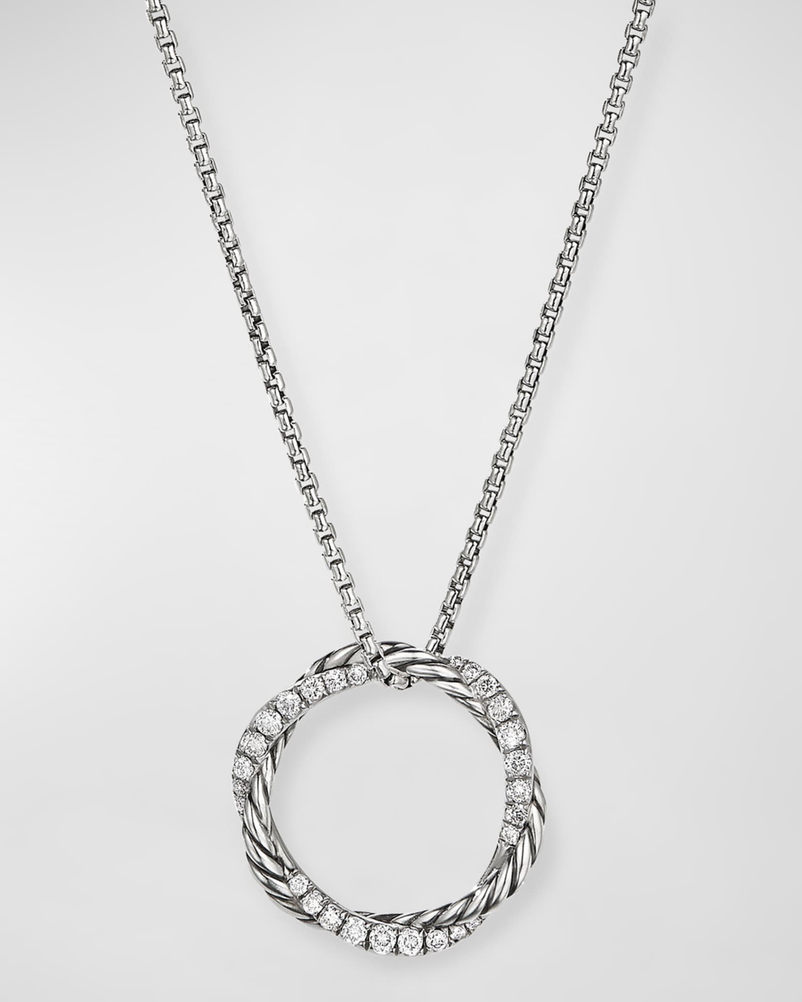 David yurman petite pave necklace outlet