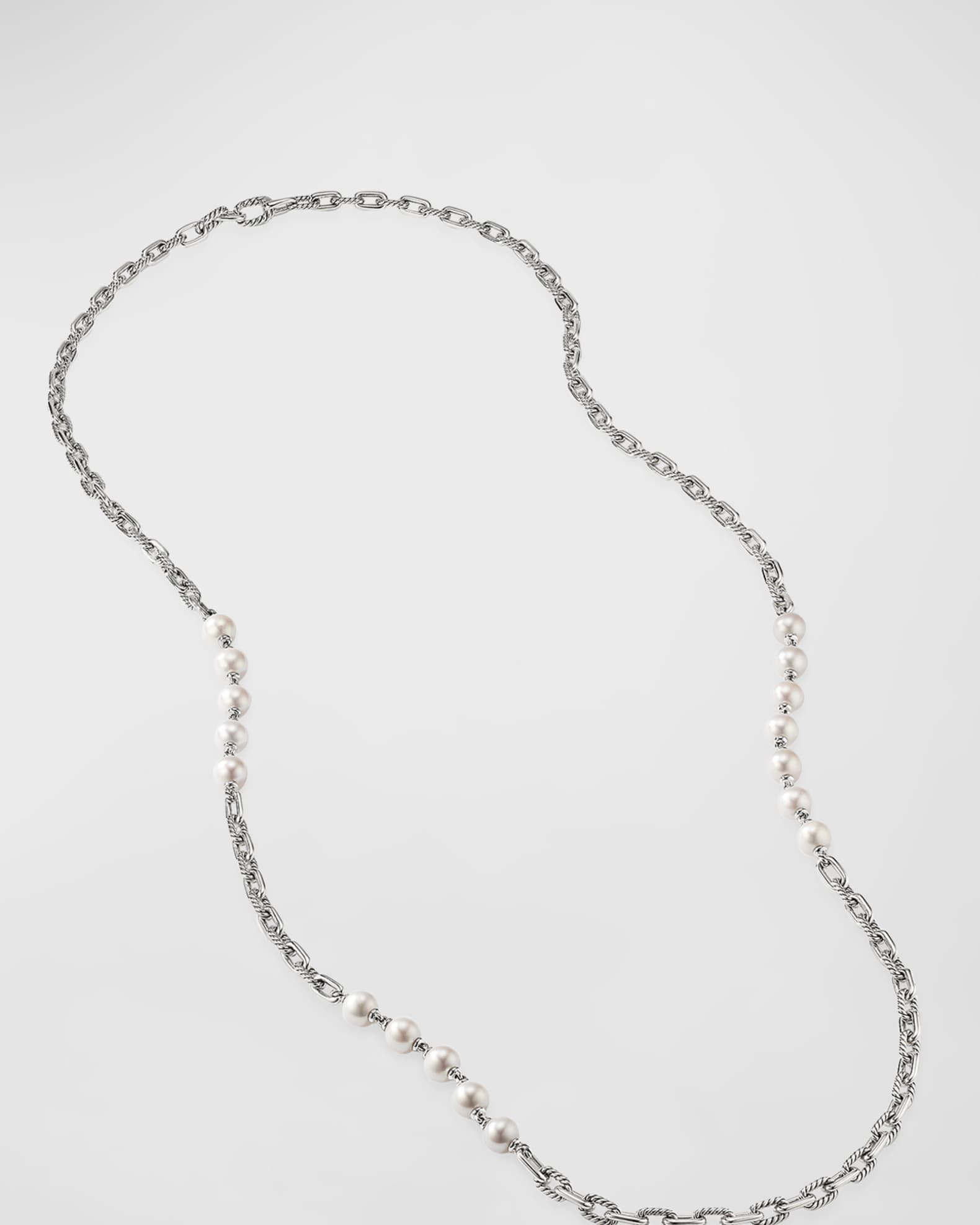 Madison Pearl Chain Long Necklace, 36"L 1