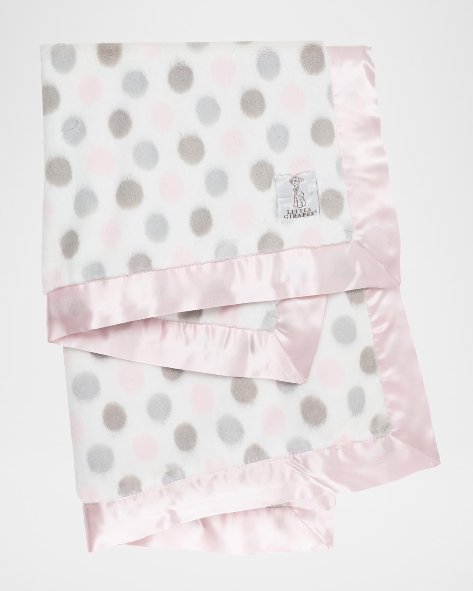 Luxe Dot Printed Plush Baby Blanket 0