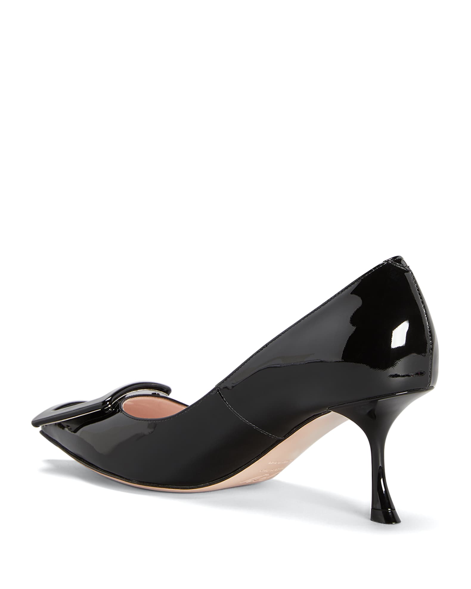 65mm Patent Buckle Pumps 1