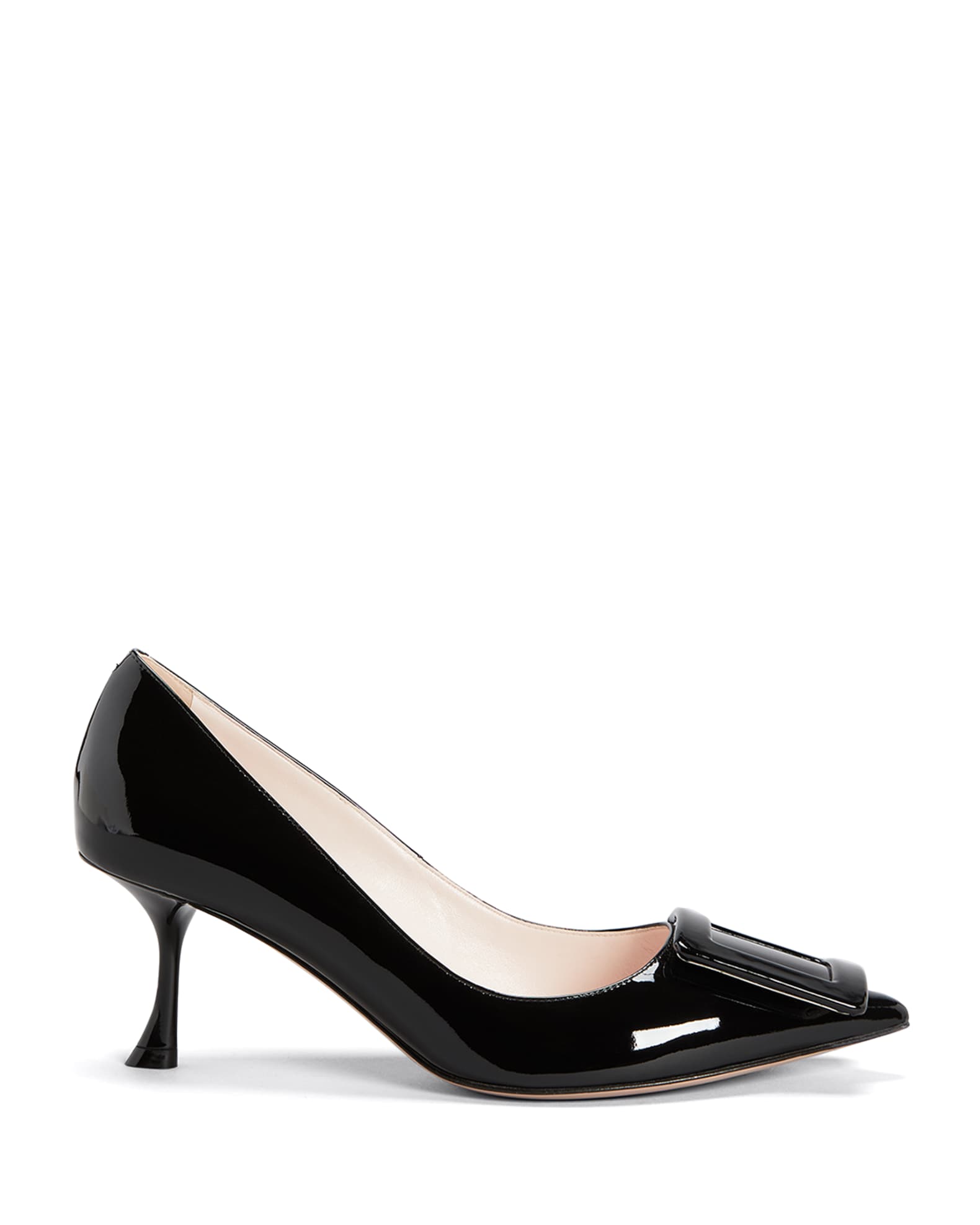 65mm Patent Buckle Pumps 0