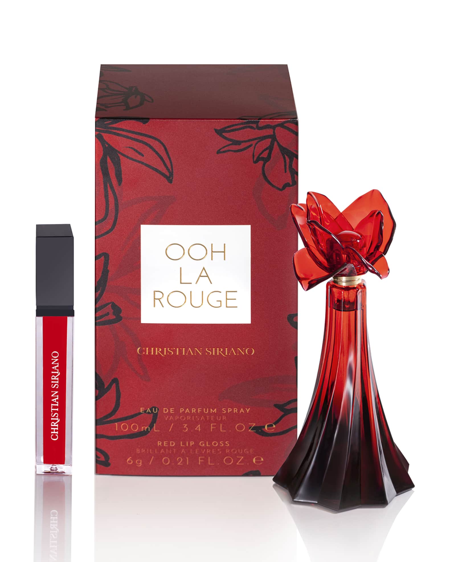 Christian Siriano Ooh La Rouge Eau de Parfum 3.4 oz Spray.