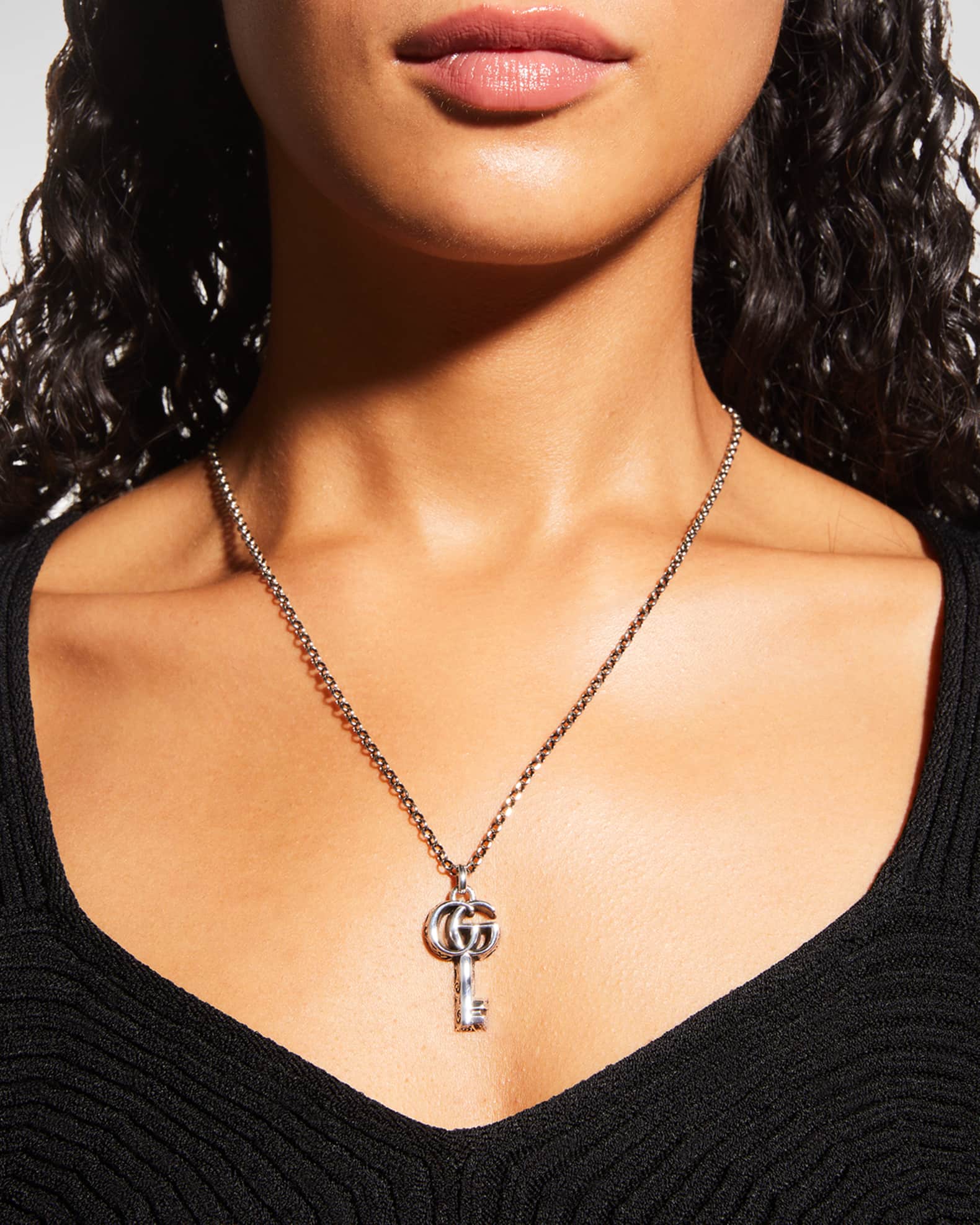 Gucci marmont necklace hotsell